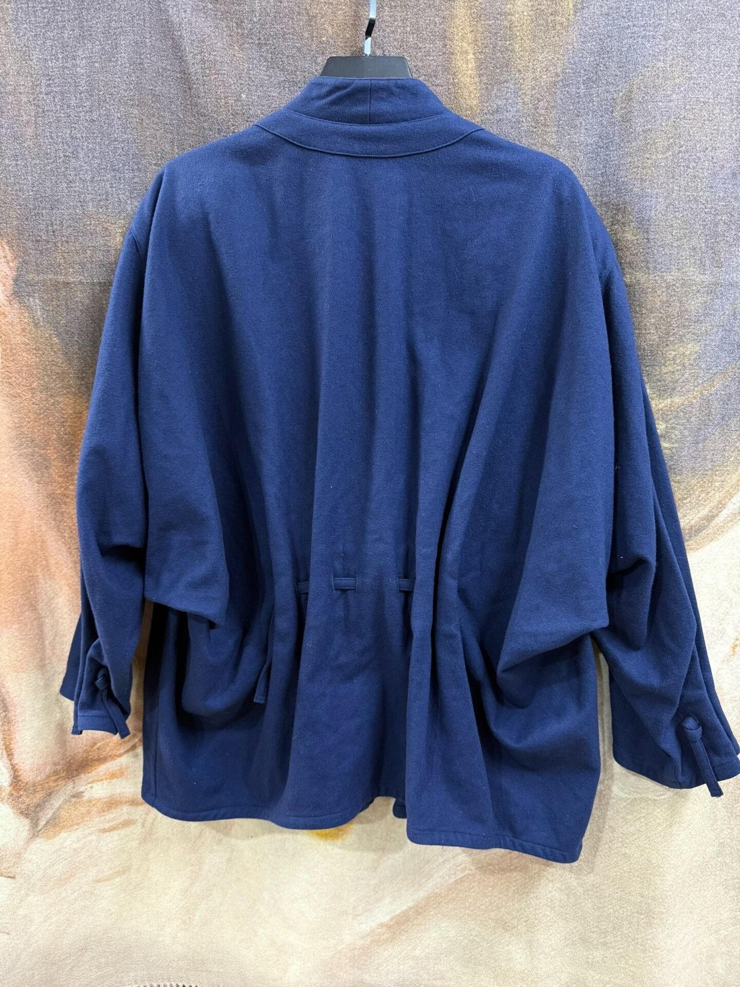 Issey Miyake issey miyake pleated drawstring wool coat Size US XL / EU 56 / 4 - 7 Thumbnail