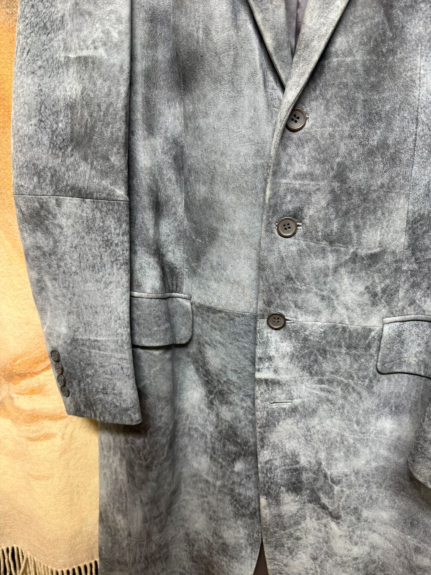 Issey Miyake issey miyake men early frost leather coat Size US M / EU 48-50 / 2 - 5 Thumbnail