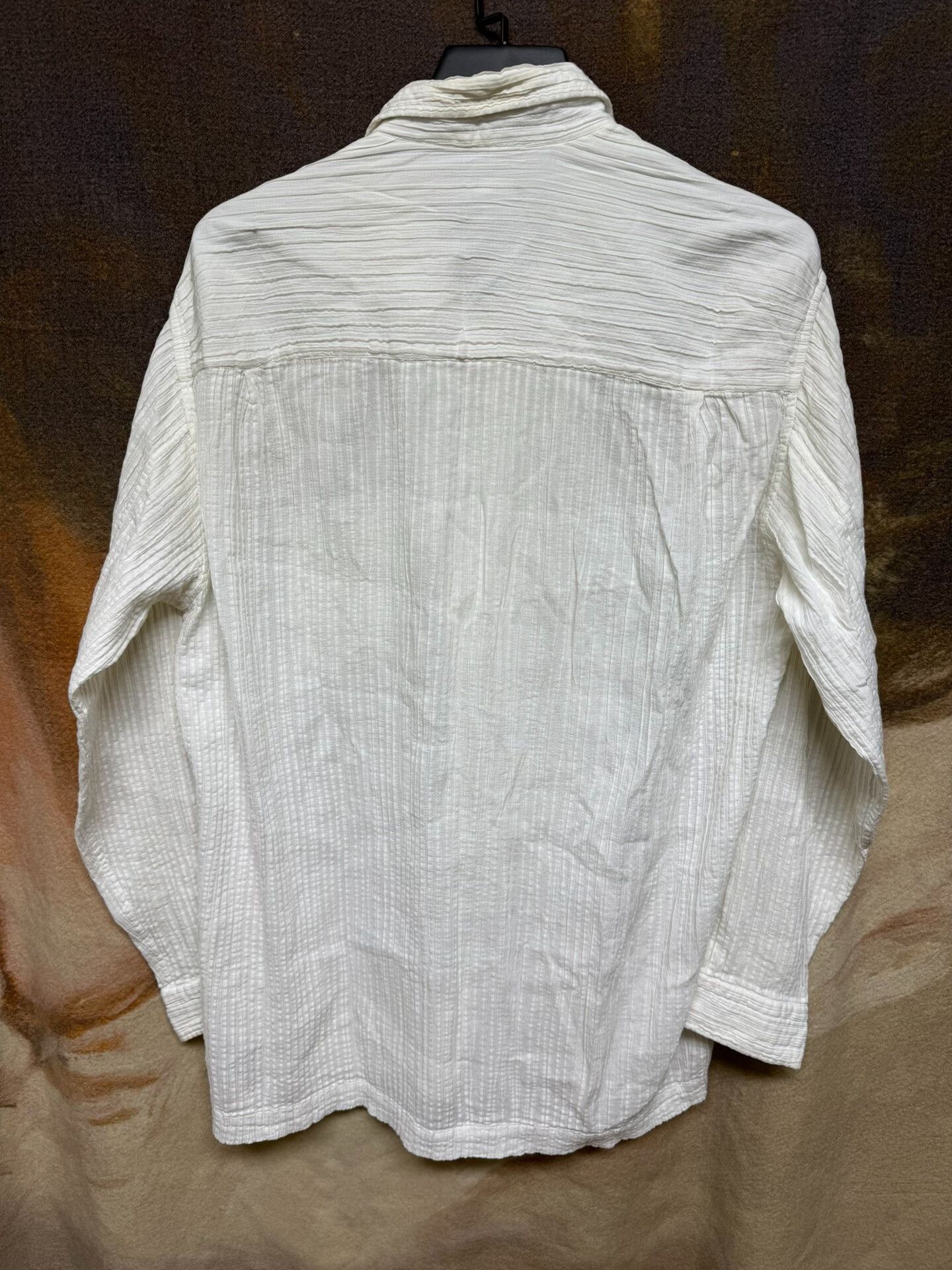 Issey Miyake Issey Miyake Men Gingham Layered Shirt Jacket Size US L / EU 52-54 / 3 - 7 Thumbnail