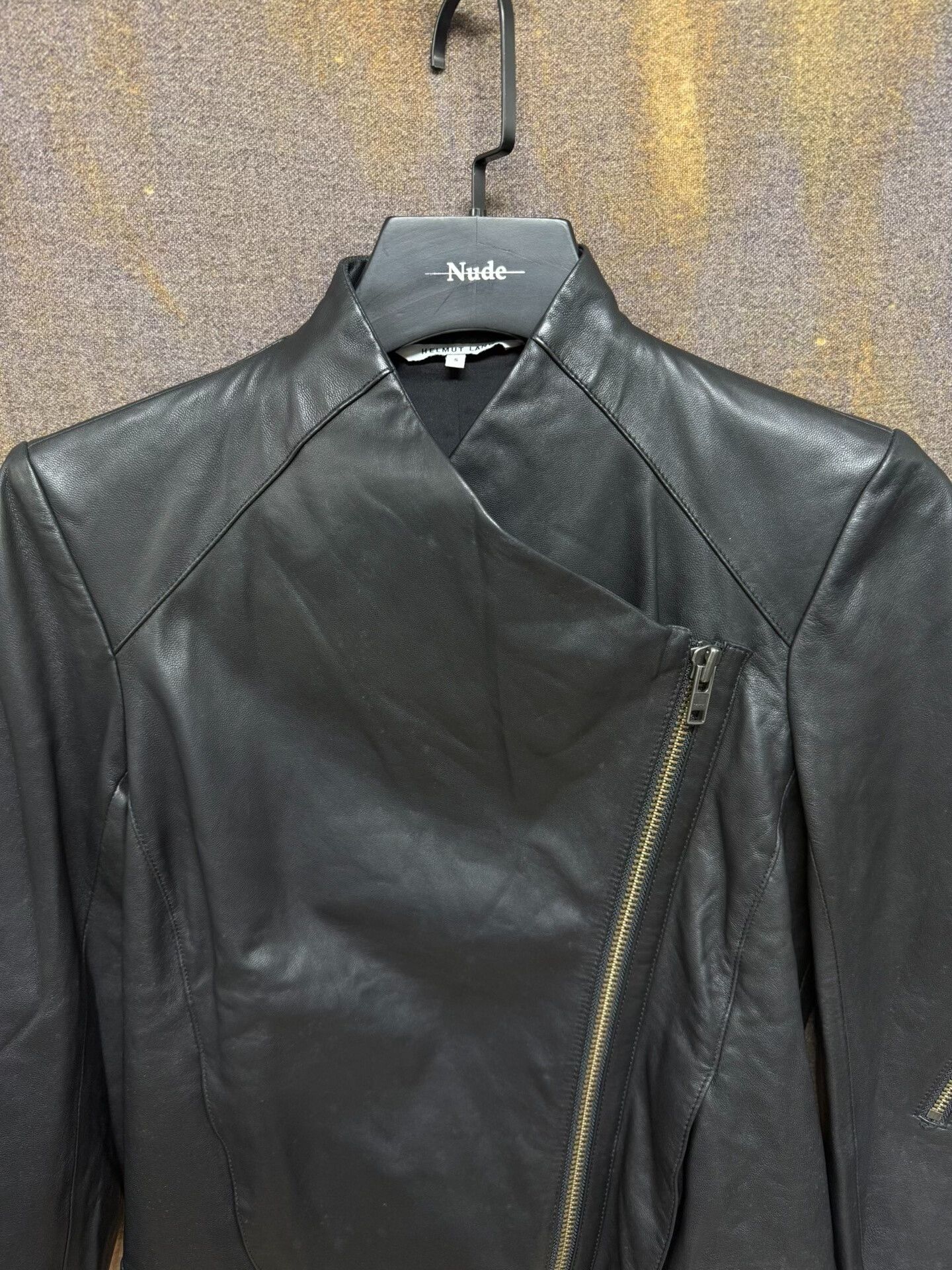 Helmut Lang black leather motorcycle jacket size S Size US S / EU 44-46 / 1 - 4 Thumbnail
