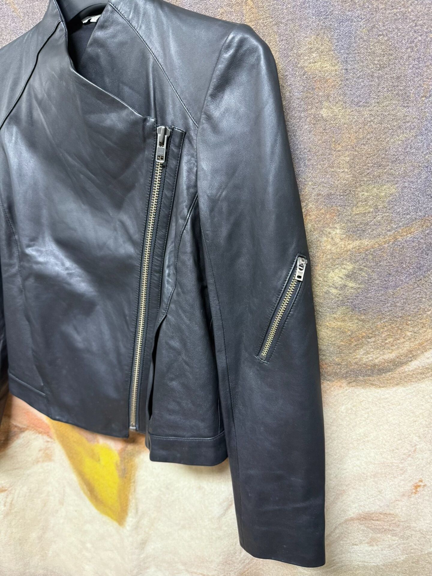 Helmut Lang black leather motorcycle jacket size S Size US S / EU 44-46 / 1 - 2 Thumbnail
