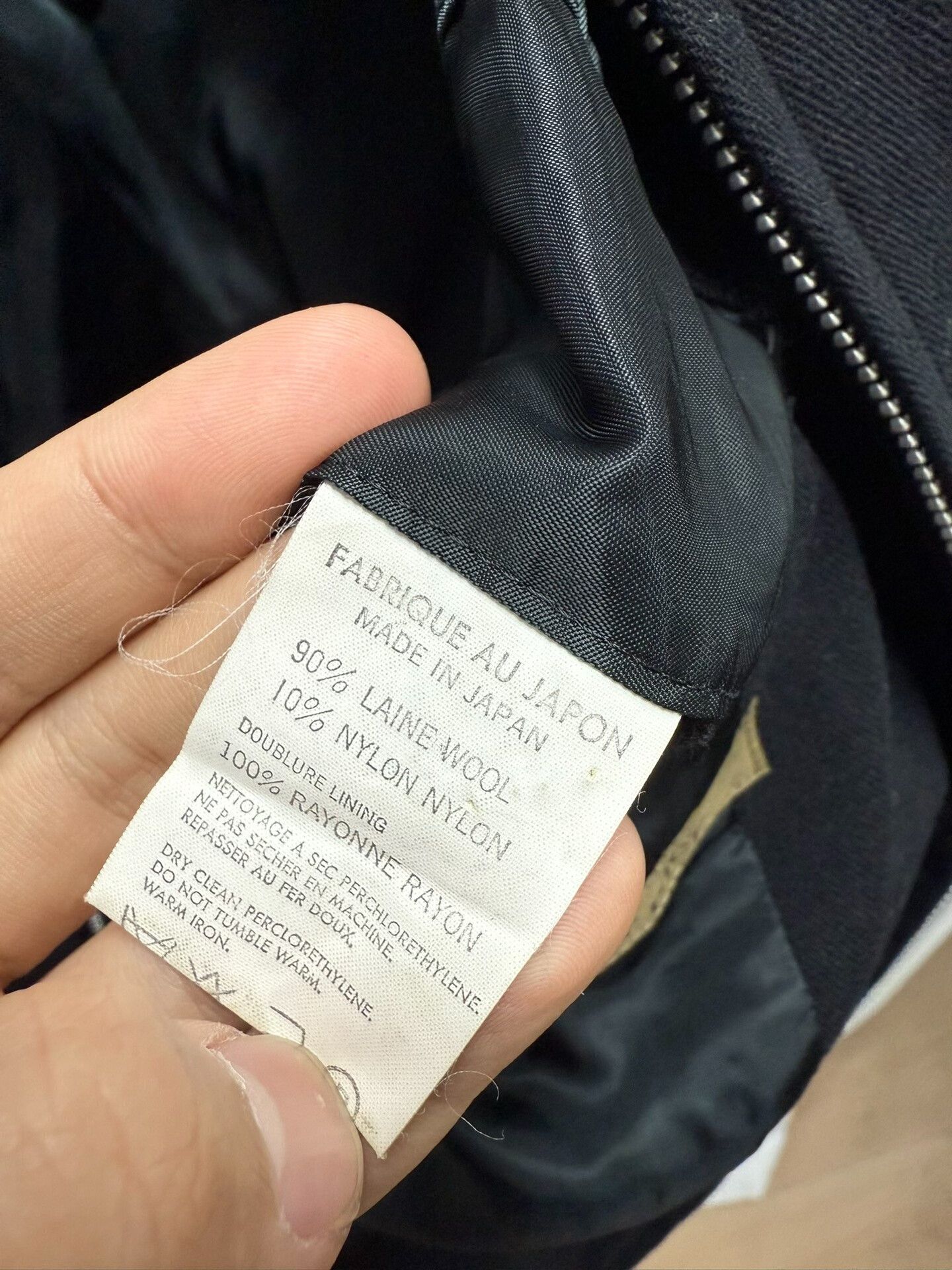 Yohji Yamamoto y's for men short wool jacket size 3 Size US L / EU 52-54 / 3 - 6 Thumbnail
