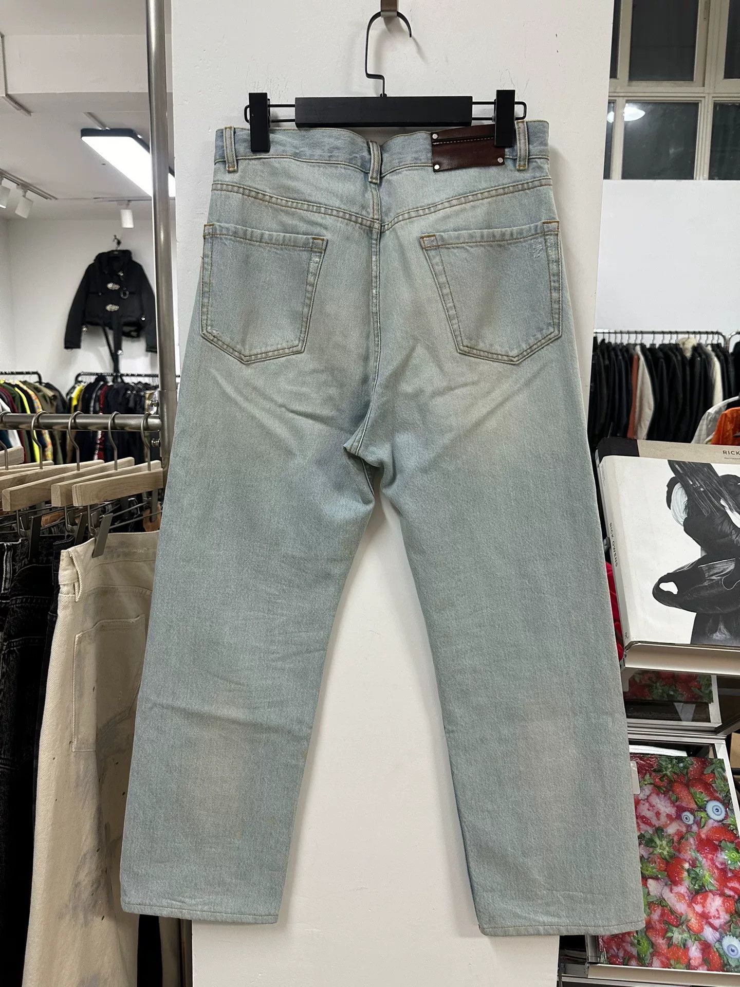 Dries Van Noten drapes van noten water-washed denim pants Size US 29 - 5 Thumbnail