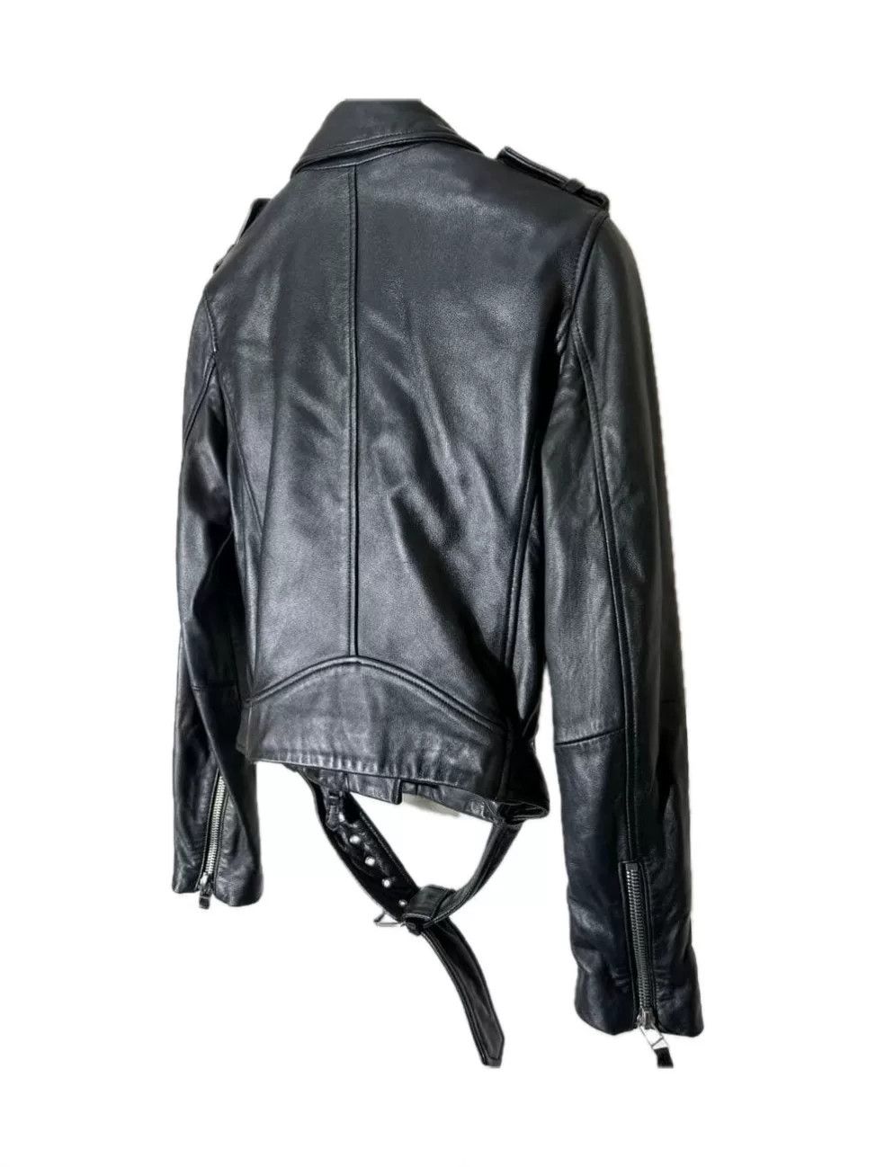 Jean Paul Gaultier black leather leopard print motorcycle jacket Size US S / EU 44-46 / 1 - 3 Thumbnail