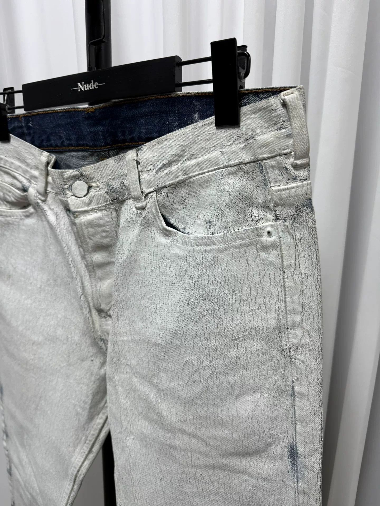 Maison Margiela maison margiela x HM painted denim pants Size US 34 / EU 50 - 4 Thumbnail