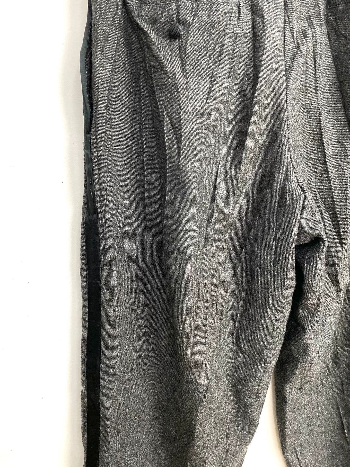 Yohji Yamamoto y's by yohji yamamoto gray wool trousers Size US 34 / EU 50 - 6 Thumbnail