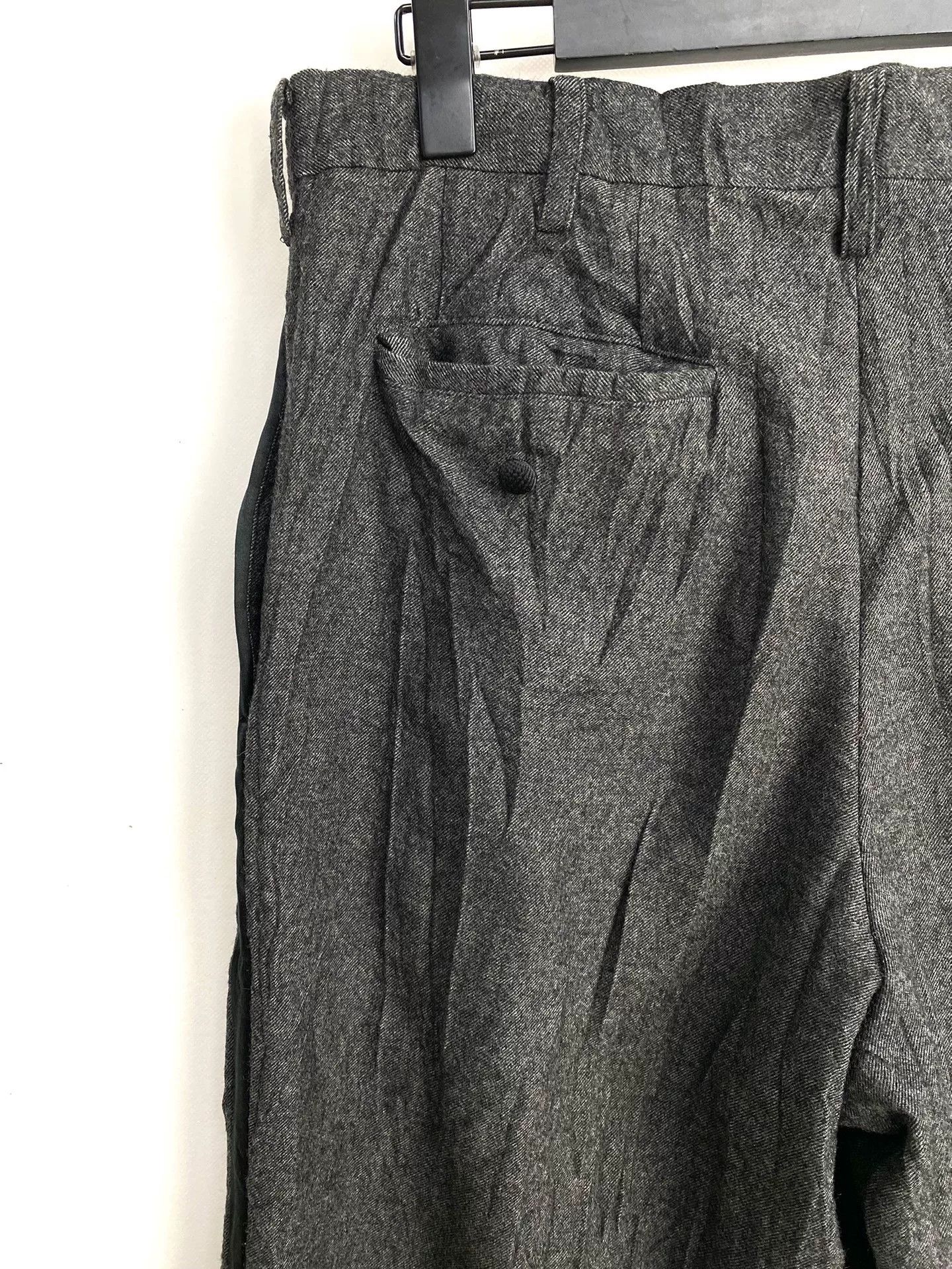 Yohji Yamamoto y's by yohji yamamoto gray wool trousers Size US 34 / EU 50 - 5 Thumbnail