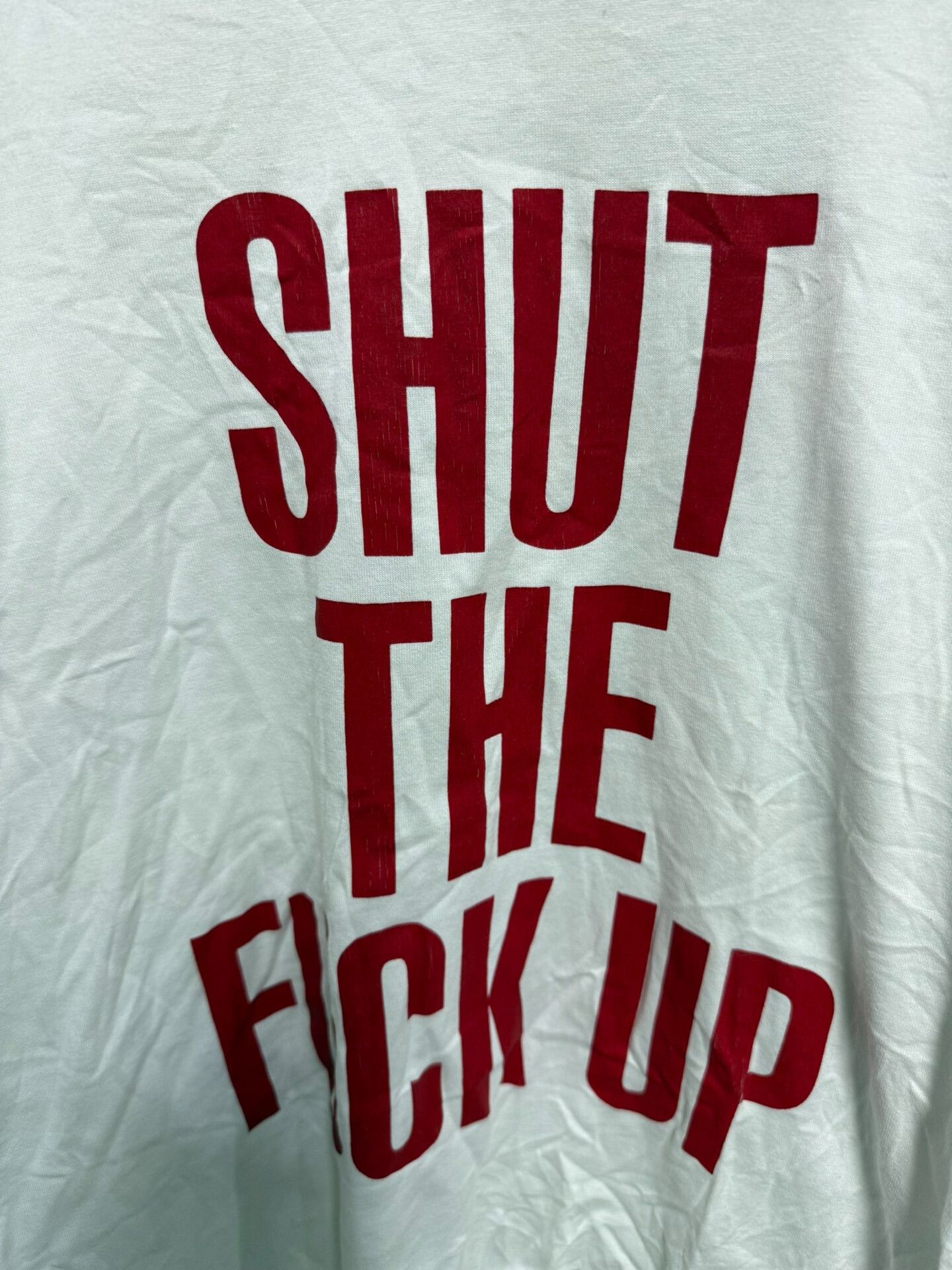 Comme des Garcons shut the f*** up graphic t-shirt Size US M / EU 48-50 / 2 - 2 Thumbnail