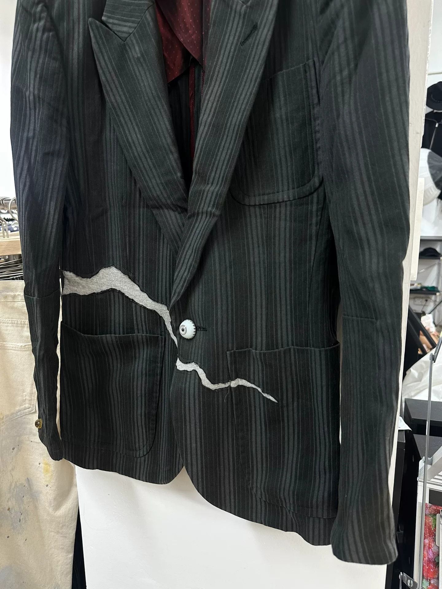 Comme des Garcons undercover but beautiful striped blazer Size US M / EU 48-50 / 2 - 2 Thumbnail