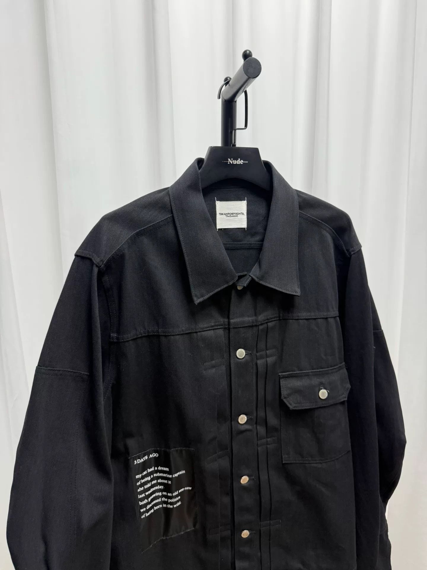 Comme des Garcons soloist black oversized jacket size S Size US S / EU 44-46 / 1 - 3 Thumbnail