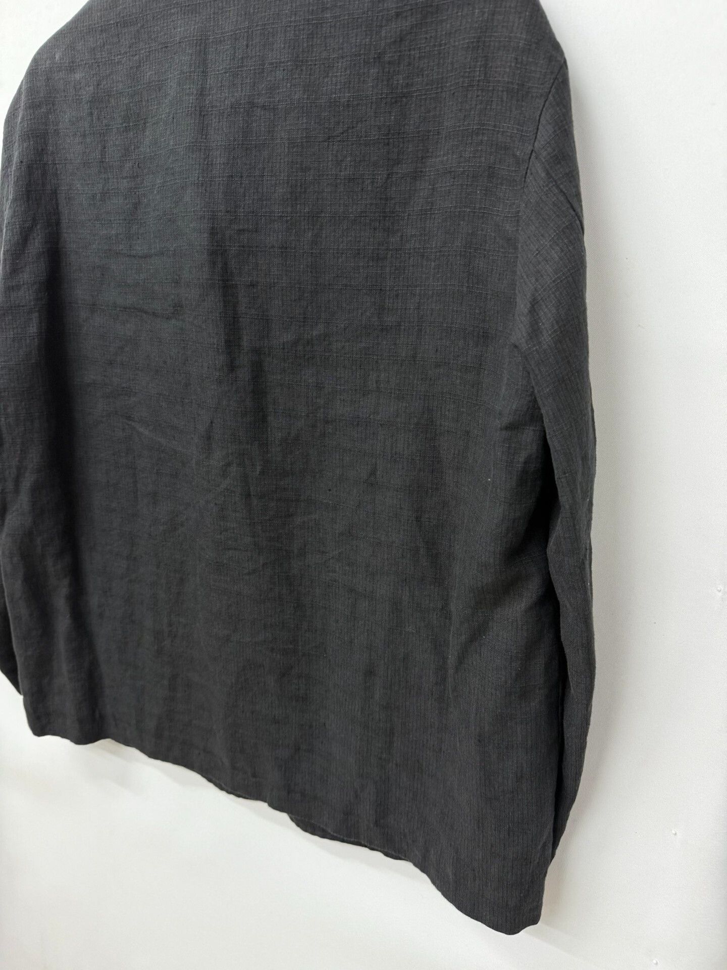 Yohji Yamamoto y's for men linen texture collar jacket Size US XL / EU 56 / 4 - 7 Thumbnail