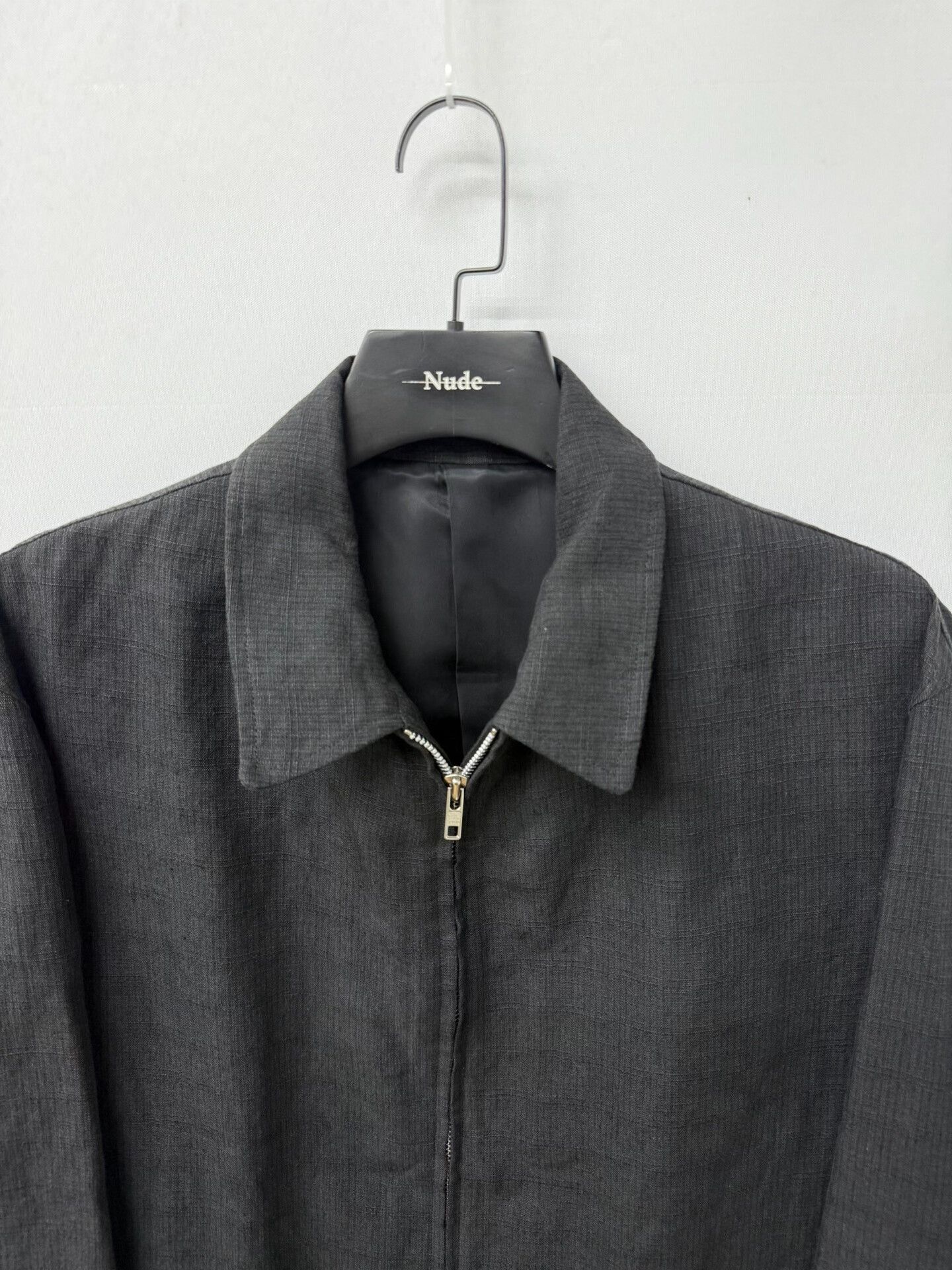 Yohji Yamamoto y's for men linen texture collar jacket Size US XL / EU 56 / 4 - 3 Thumbnail