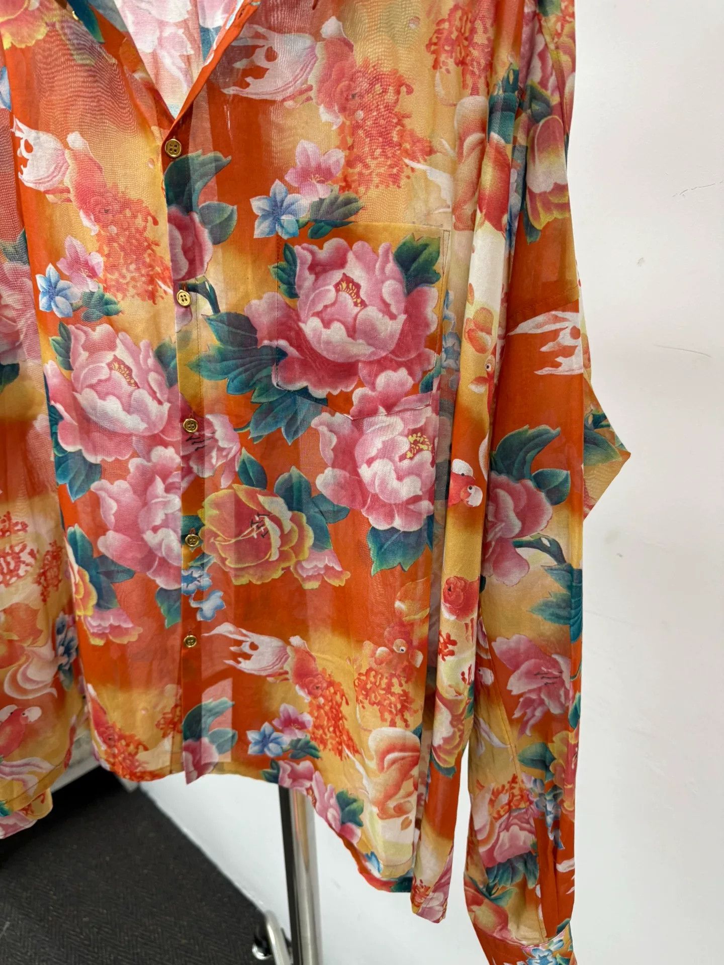 Junya Watanabe floral sheer blouse by junya watanabe Size S / US 4 / IT 40 - 2 Thumbnail