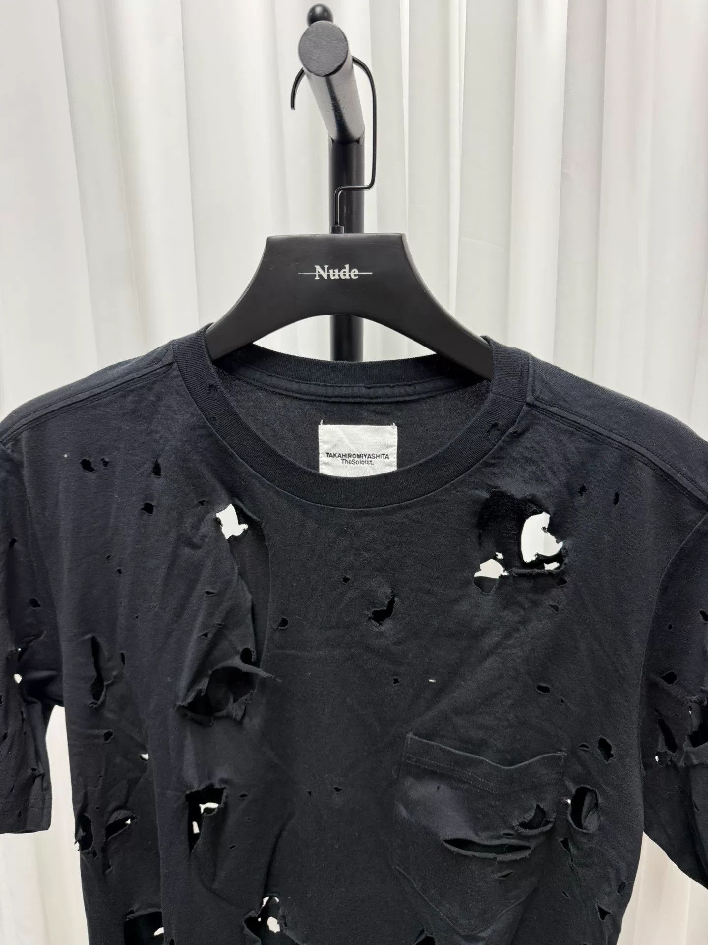 Comme des Garcons soloist oversized ripped short sleeve t-shirt Size US L / EU 52-54 / 3 - 3 Thumbnail