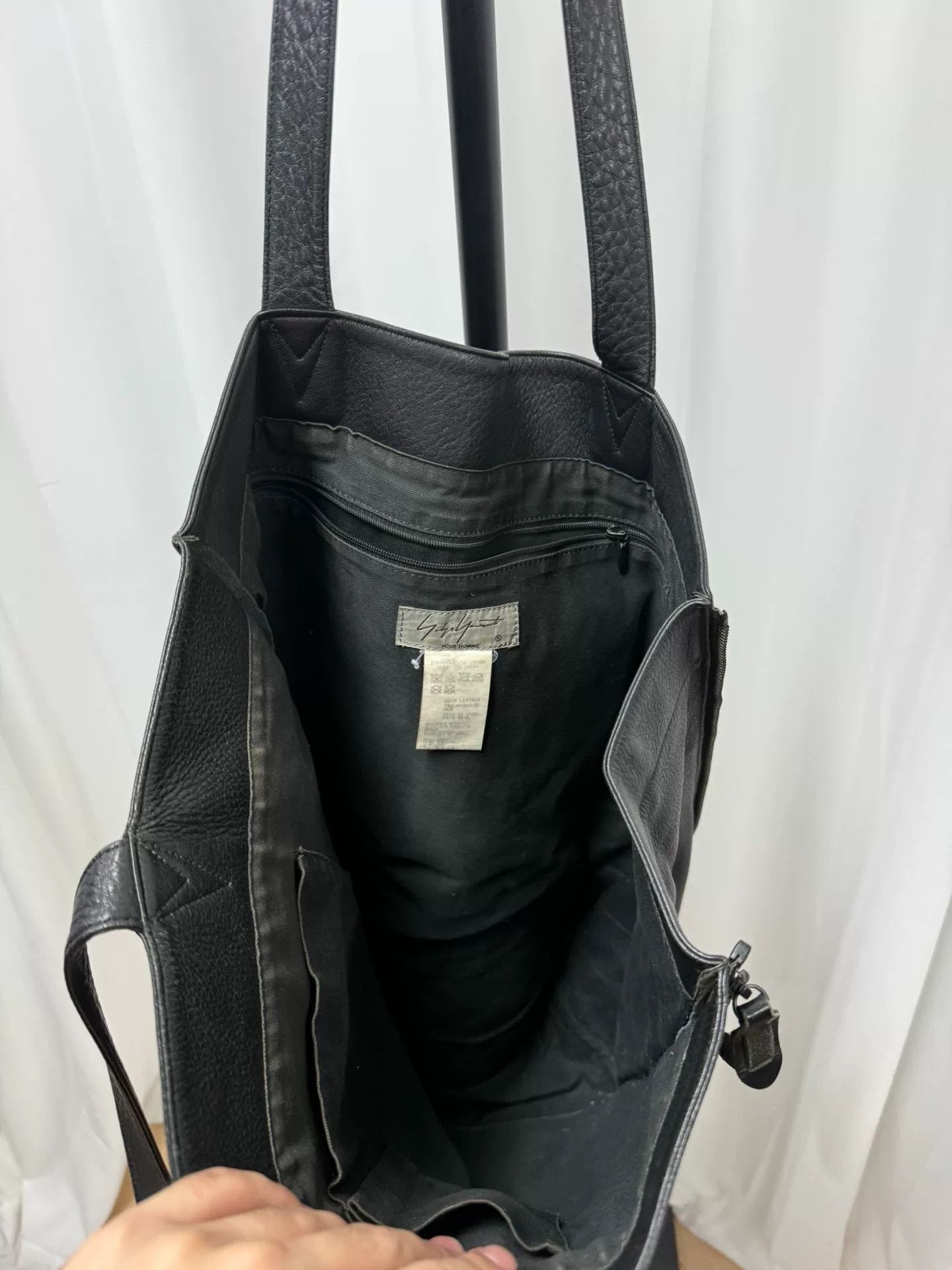 Yohji Yamamoto yohji yamamoto pour homme leather tote bag Size ONE SIZE - 8 Thumbnail