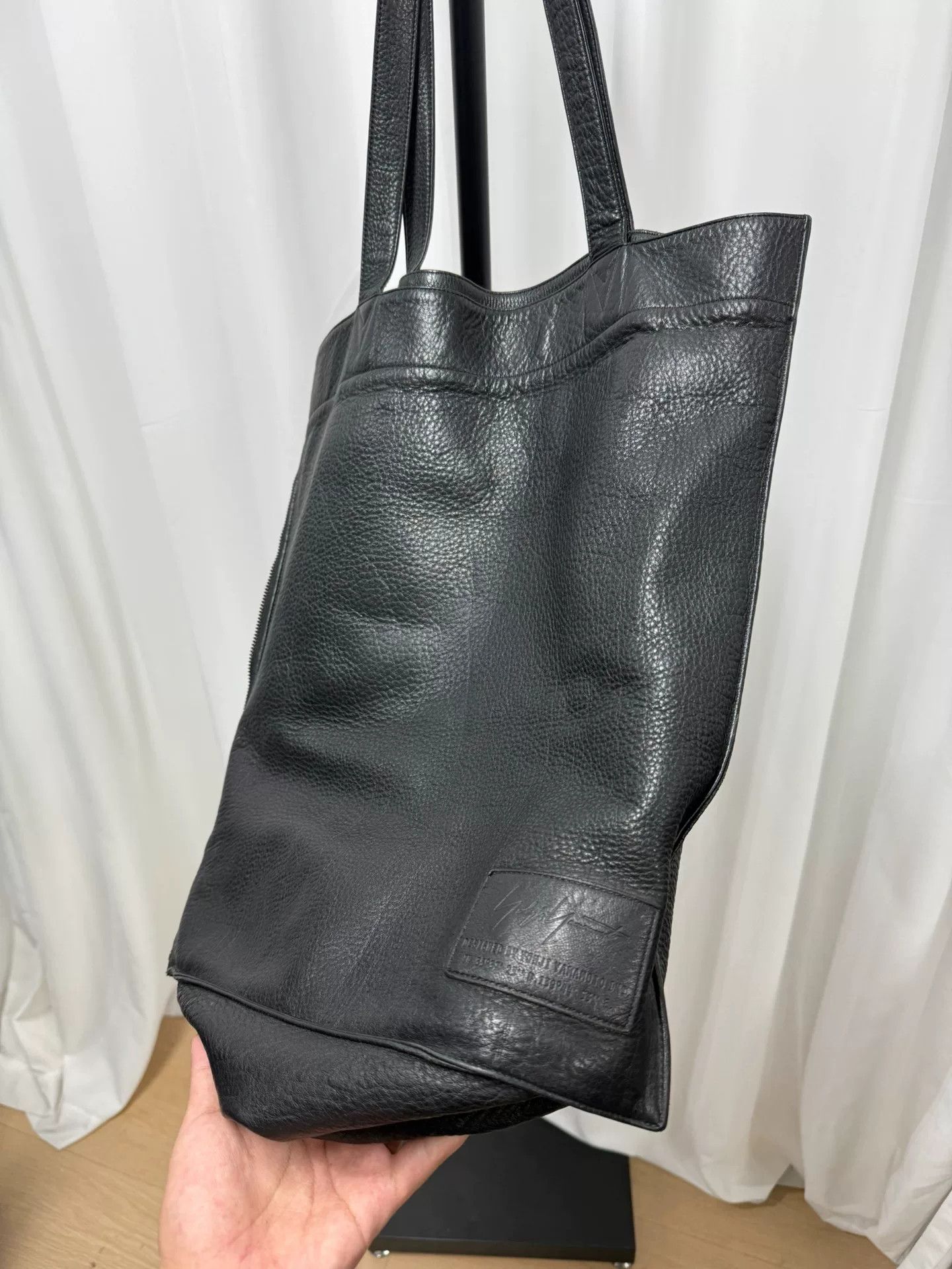 Yohji Yamamoto yohji yamamoto pour homme leather tote bag Size ONE SIZE - 3 Thumbnail