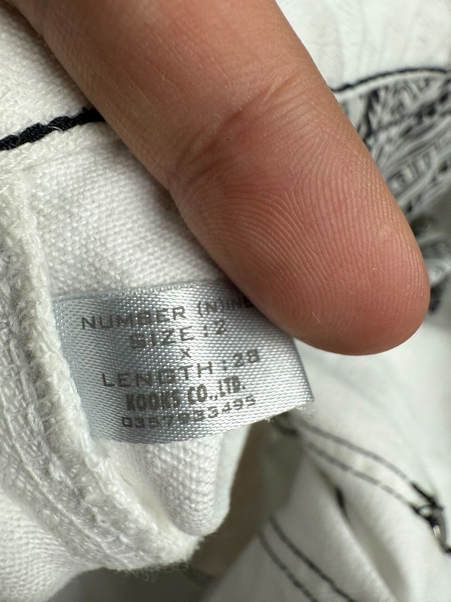 Comme des Garcons Number (n)ine 01SS Patchwork Denim Pants Size US 28 / EU 44 - 9 Thumbnail