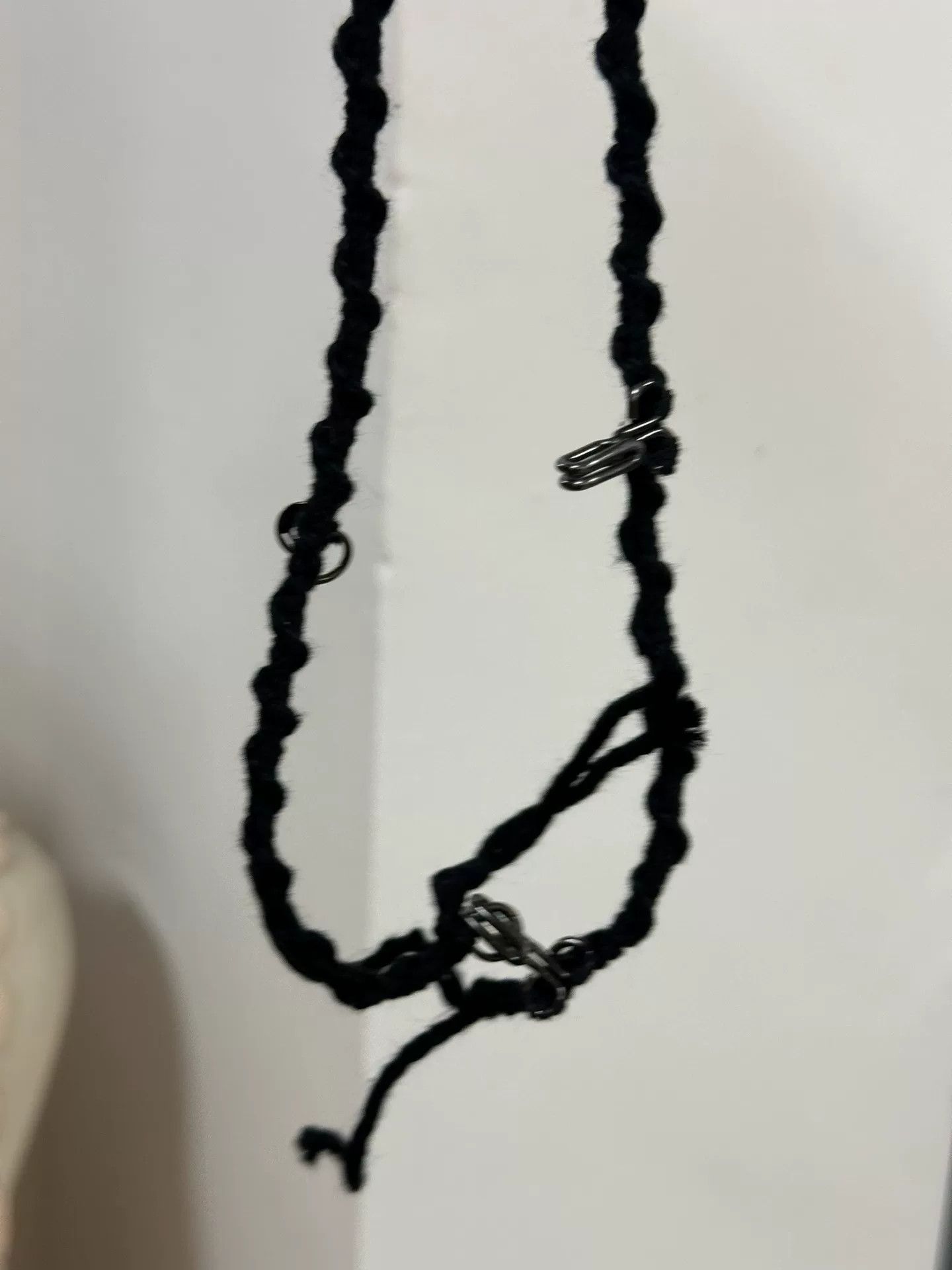 Comme des Garcons adjustable black crystal pendant necklace Size ONE SIZE - 4 Thumbnail