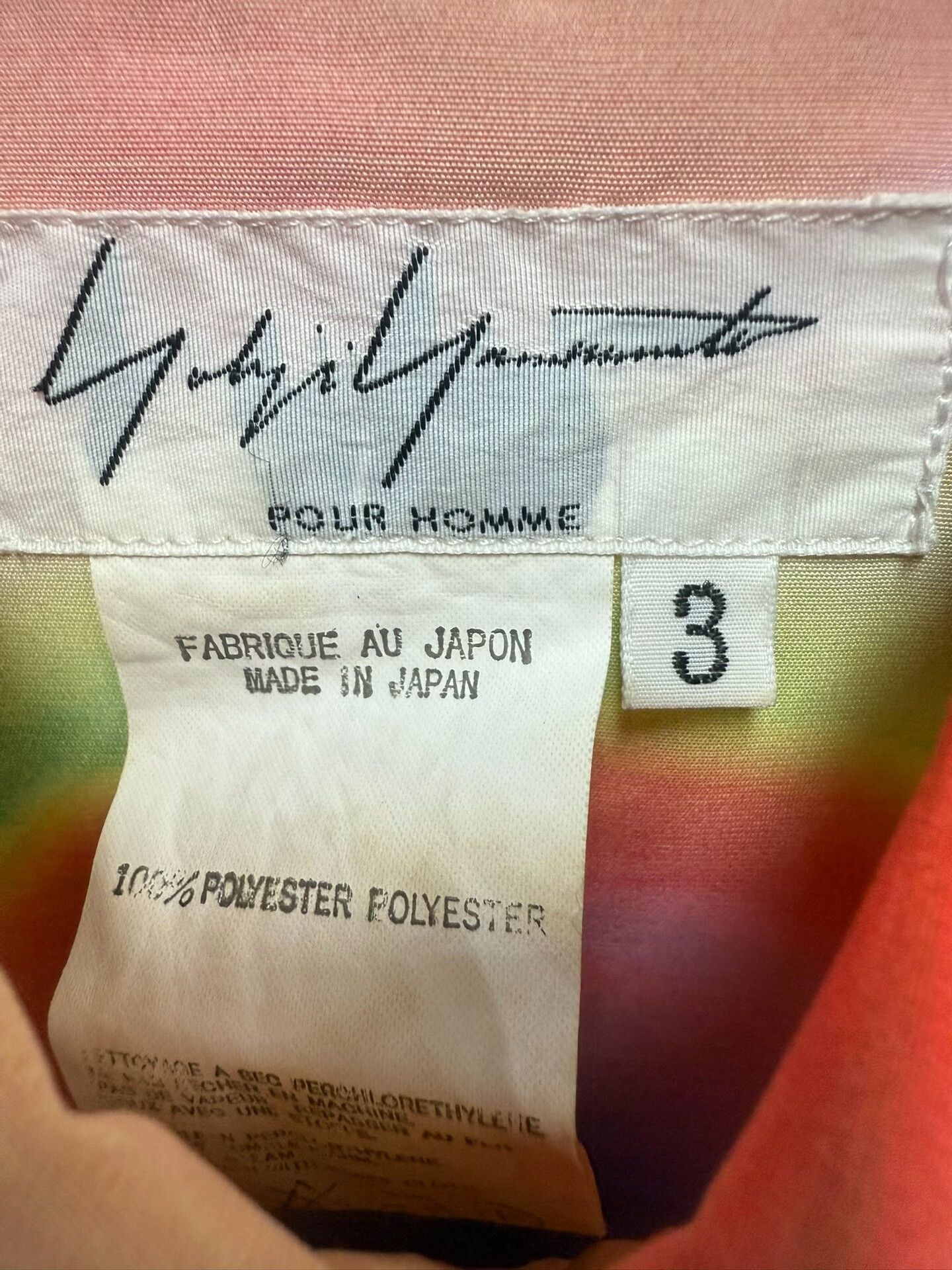 Yohji Yamamoto yohji yamamoto pour homme psychedelic shirt Size US M / EU 48-50 / 2 - 5 Thumbnail