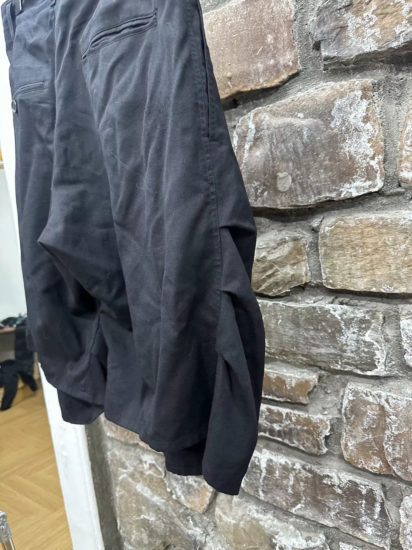 Comme des Garcons oversized black wool shorts size XS Size US 27 - 4 Thumbnail