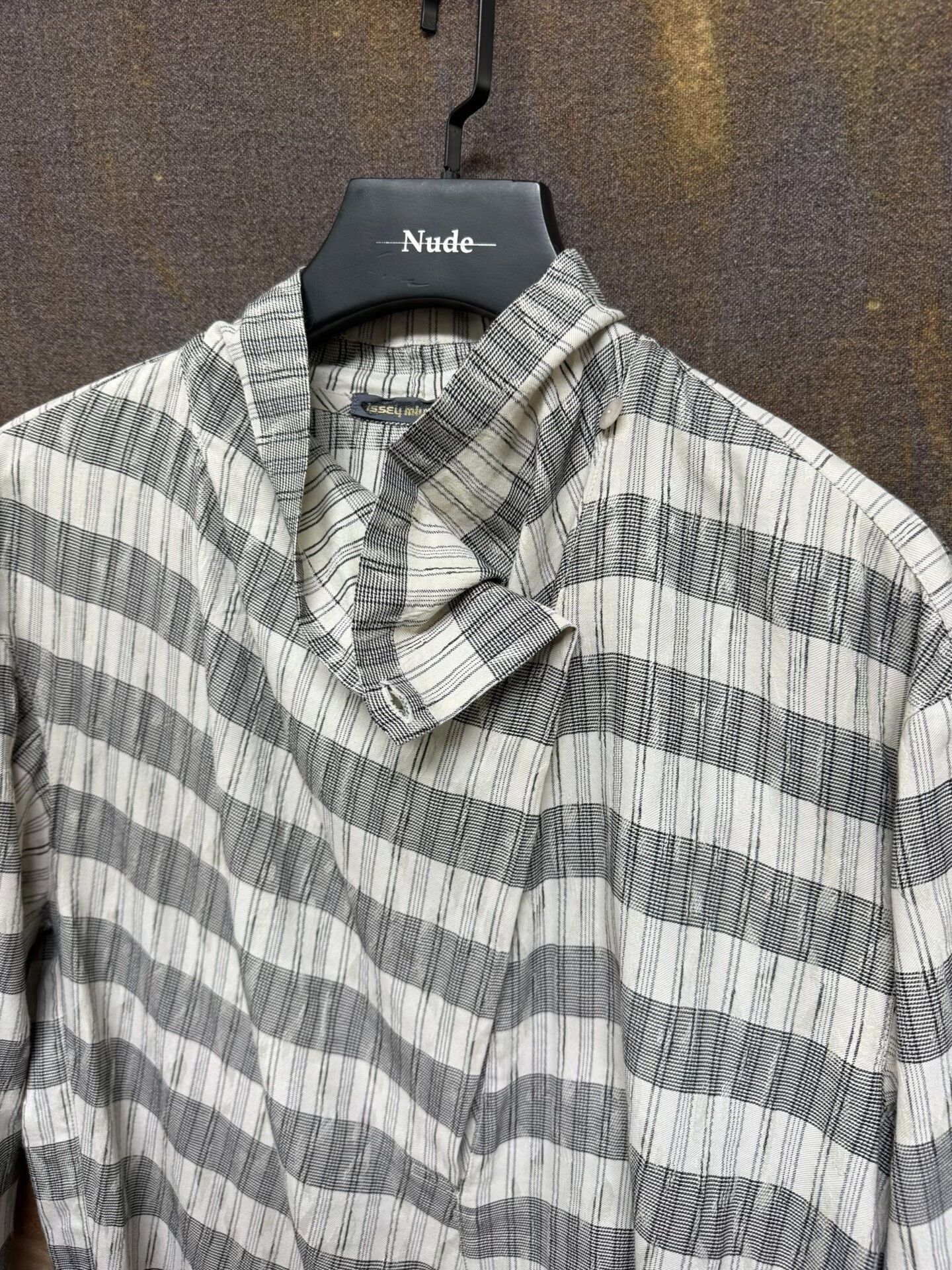 Issey Miyake issey miyake striped linen collar shirt Size US M / EU 48-50 / 2 - 5 Thumbnail