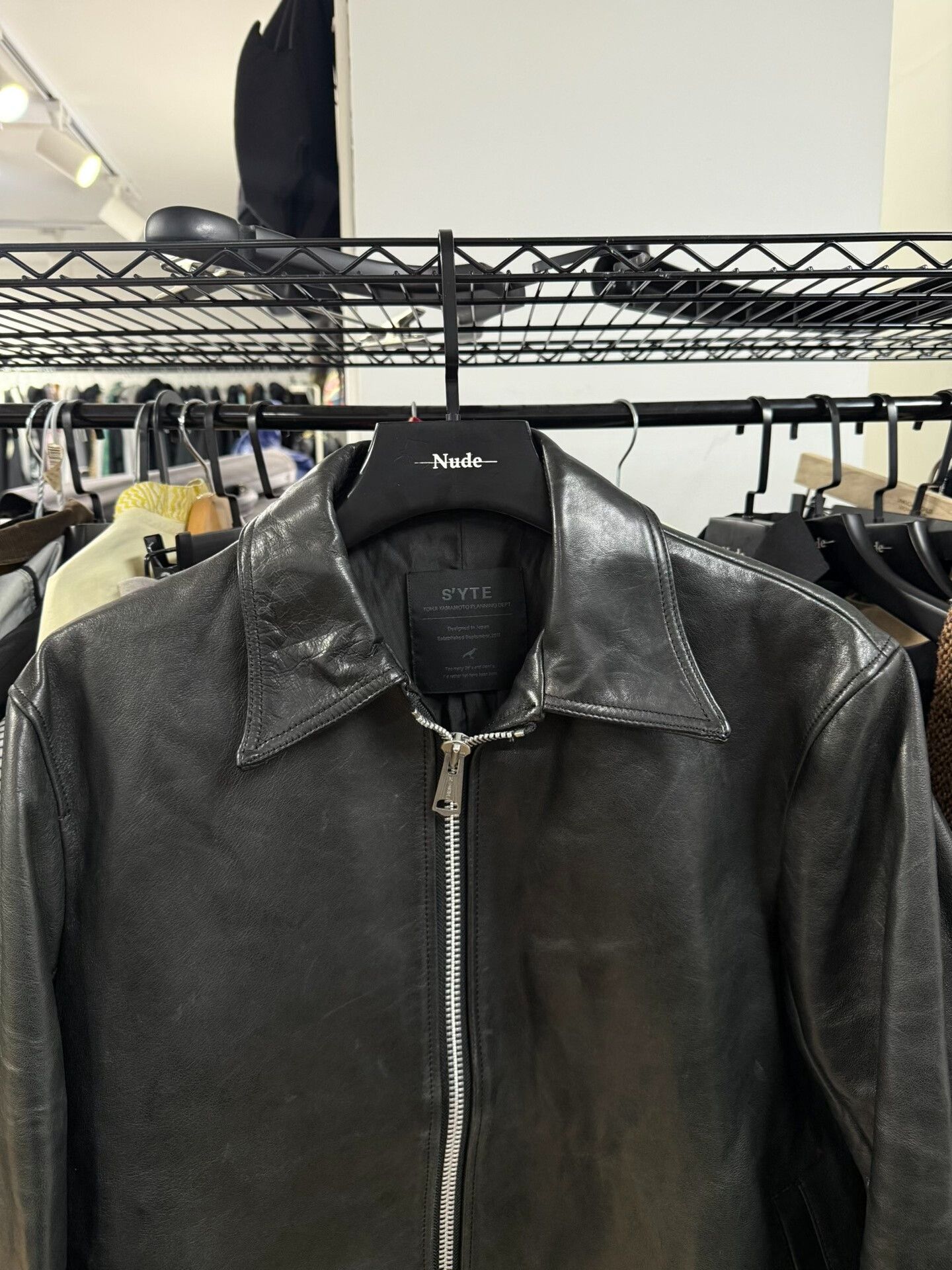 Yohji Yamamoto yohji yamamoto thick leather jacket size 3 Size US M / EU 48-50 / 2 - 4 Thumbnail