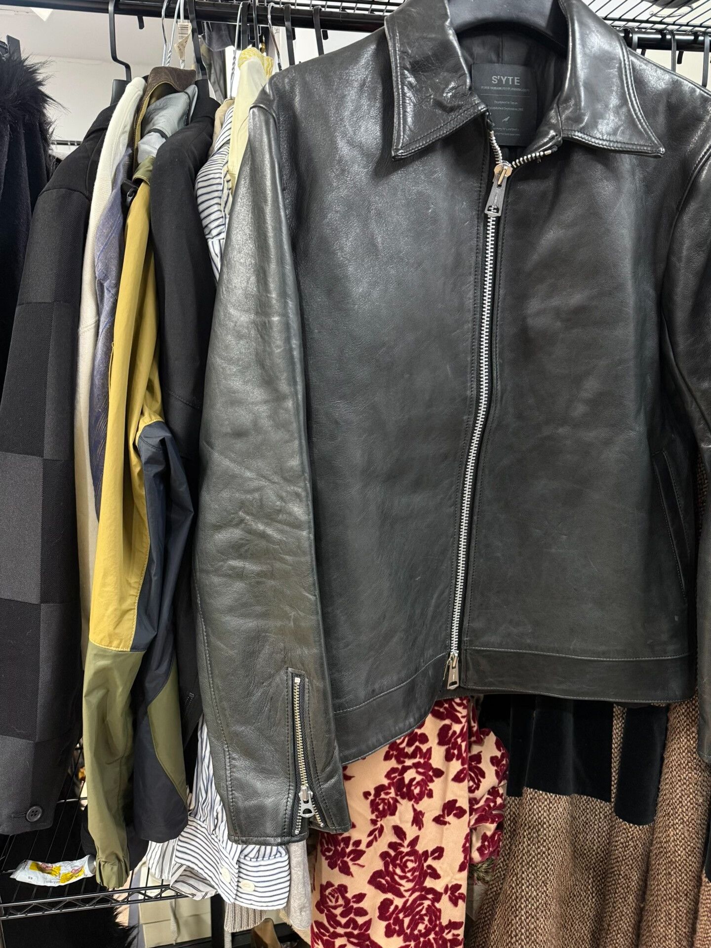 Yohji Yamamoto yohji yamamoto thick leather jacket size 3 Size US M / EU 48-50 / 2 - 3 Thumbnail