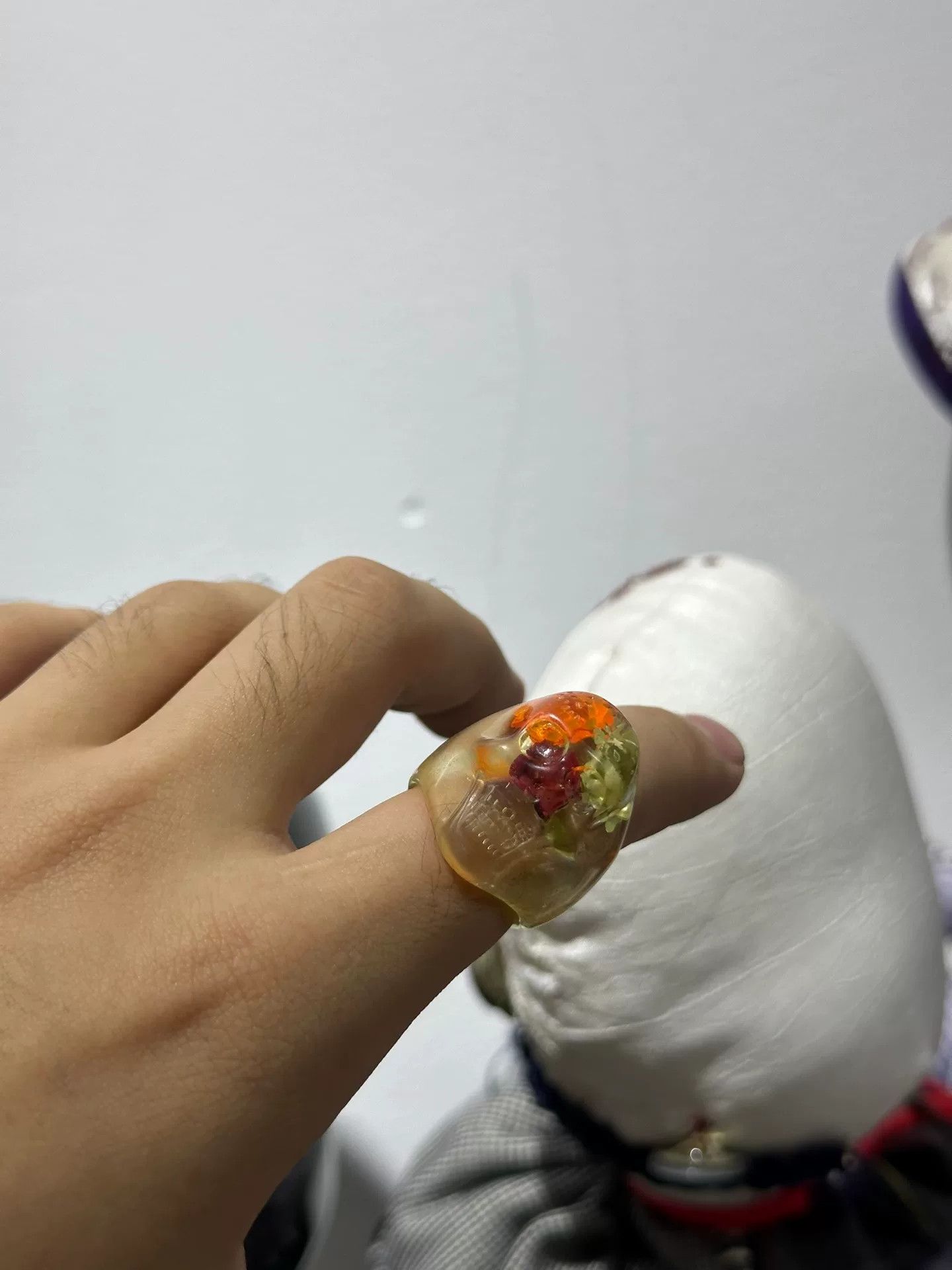 Comme des Garcons beautiful resin skull ring 15 size Size ONE SIZE - 7 Thumbnail