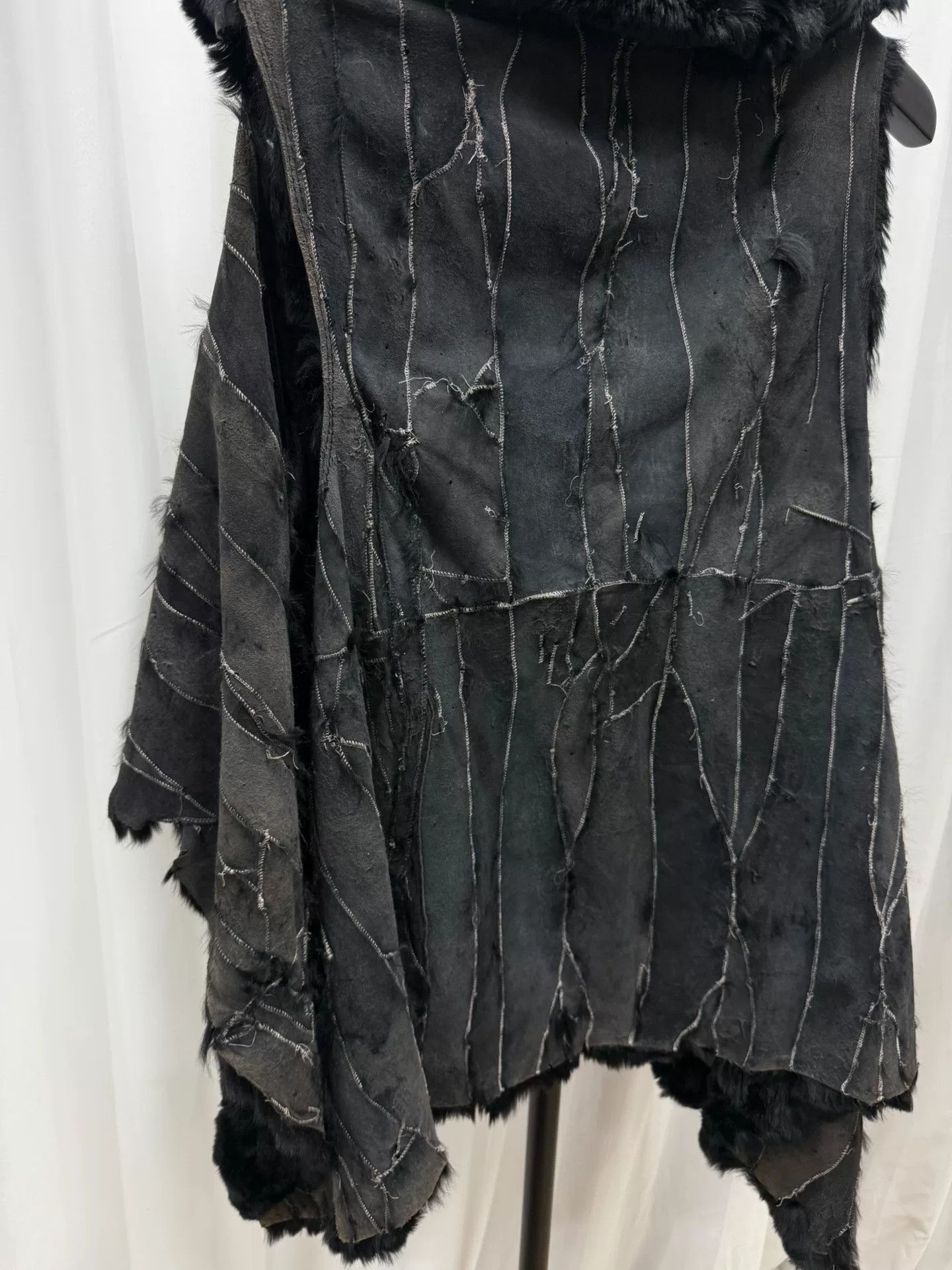 Ann Demeulemeester ann demeulemeester asymmetrical black vest Size S / US 4 / IT 40 - 5 Thumbnail