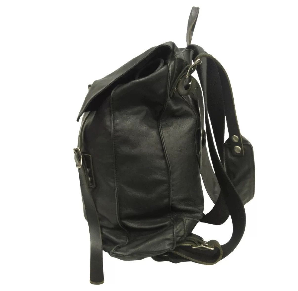 Yohji Yamamoto yohji yamamoto leather backpack with dual straps Size ONE SIZE - 3 Thumbnail