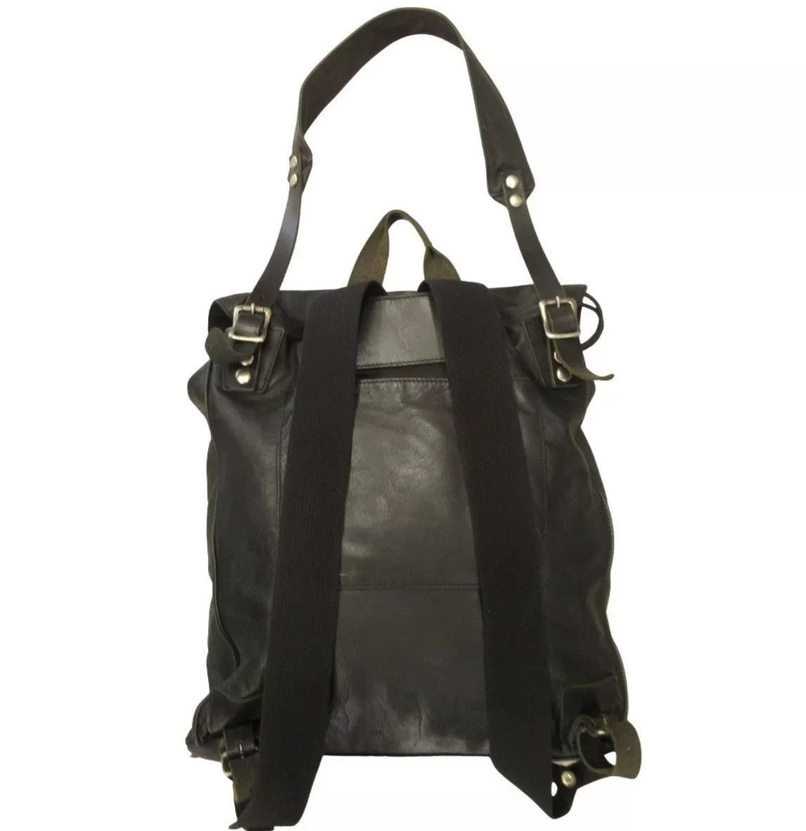 Yohji Yamamoto yohji yamamoto leather backpack with dual straps Size ONE SIZE - 2 Thumbnail