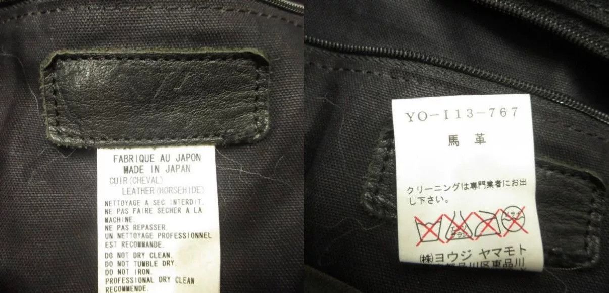 Yohji Yamamoto yohji yamamoto leather backpack with dual straps Size ONE SIZE - 5 Thumbnail