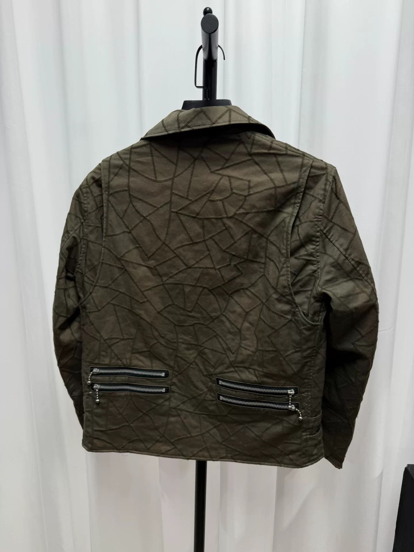 Comme des Garcons undercover quilted motorcycle jacket in olive Size US M / EU 48-50 / 2 - 5 Thumbnail
