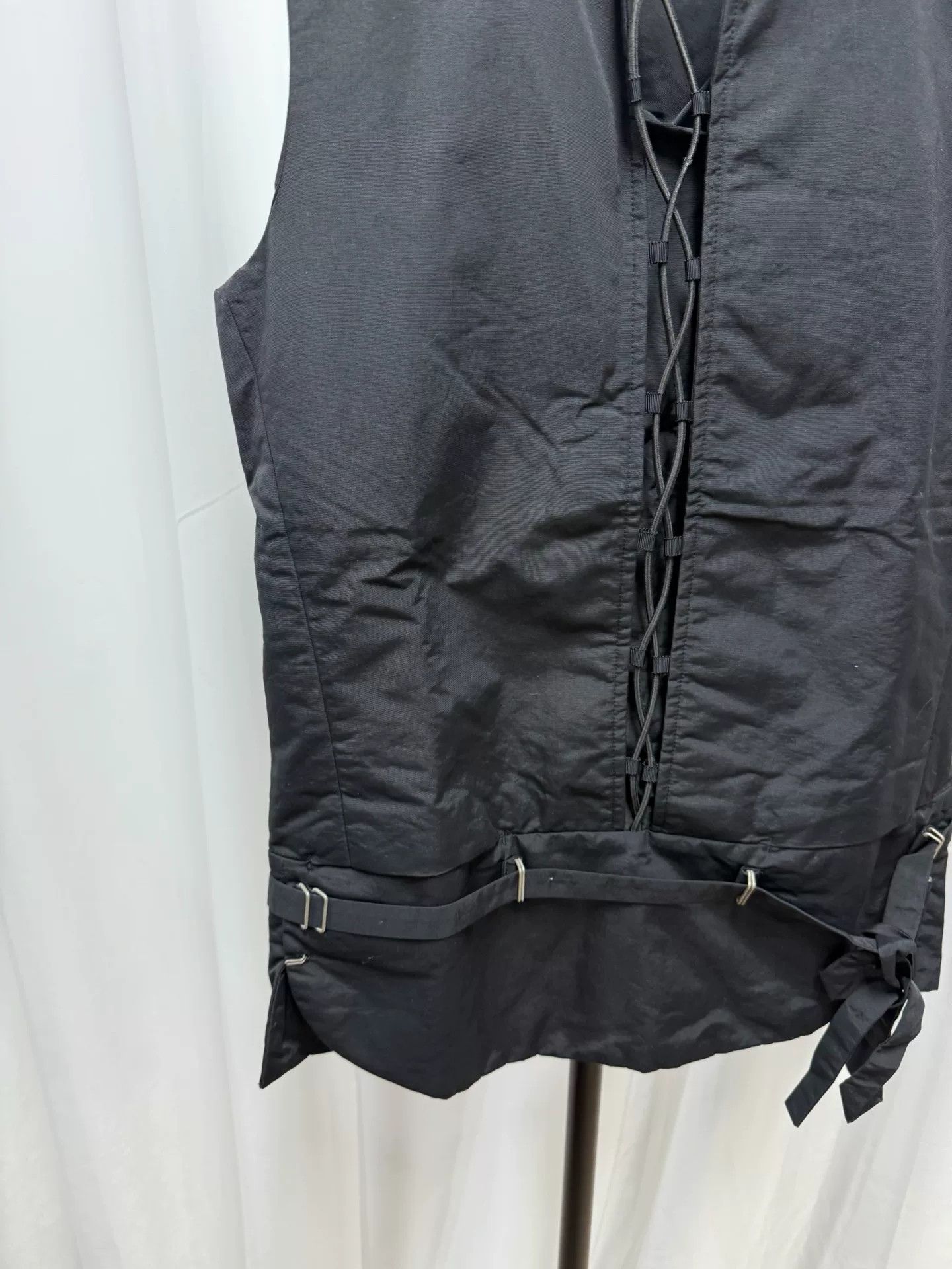 Ann Demeulemeester ann demeulemeester sleeveless black vest jacket Size US M / EU 48-50 / 2 - 3 Thumbnail
