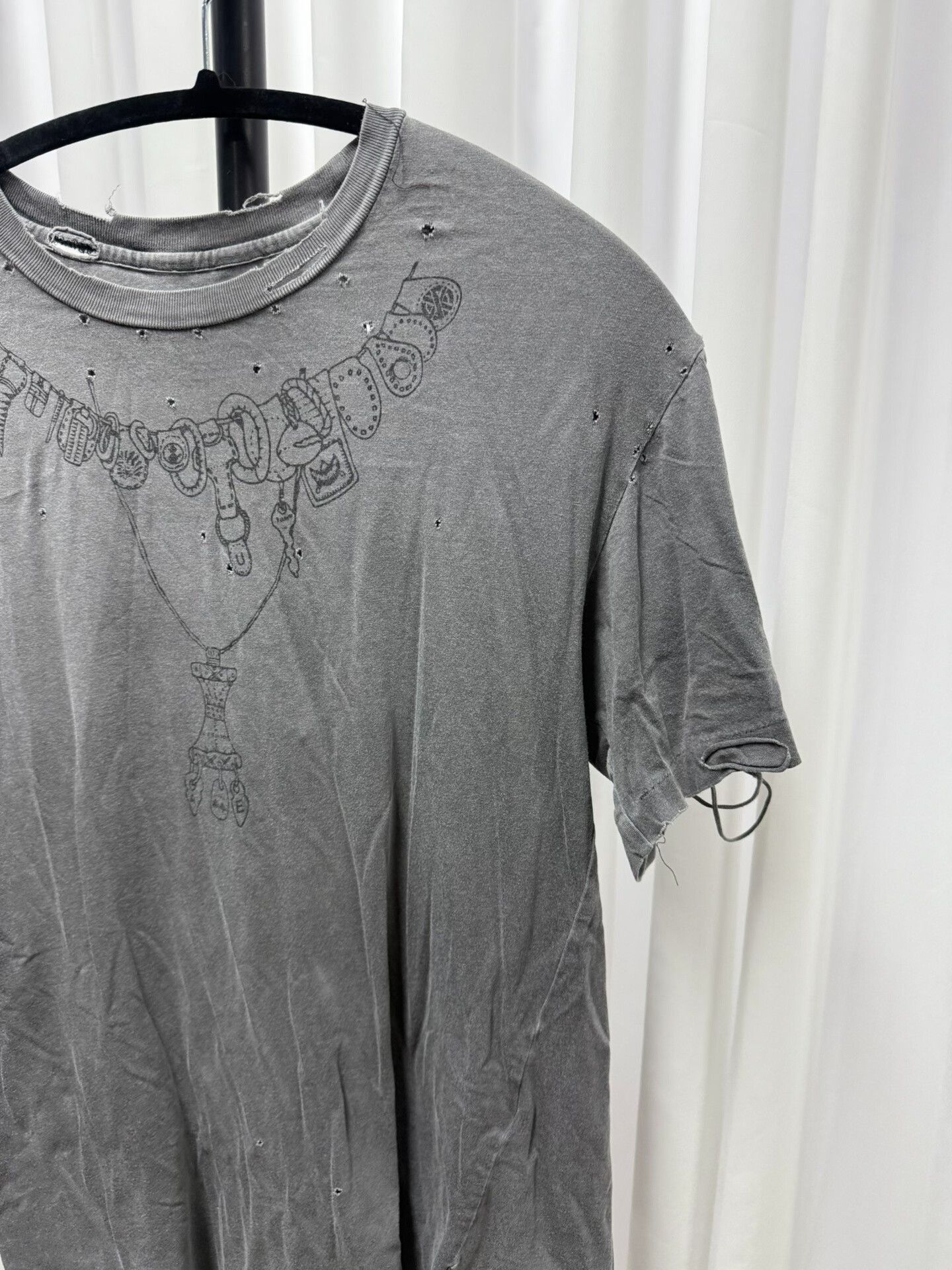 Comme des Garcons undercovers short sleeve distressed t-shirt Size US M / EU 48-50 / 2 - 4 Thumbnail