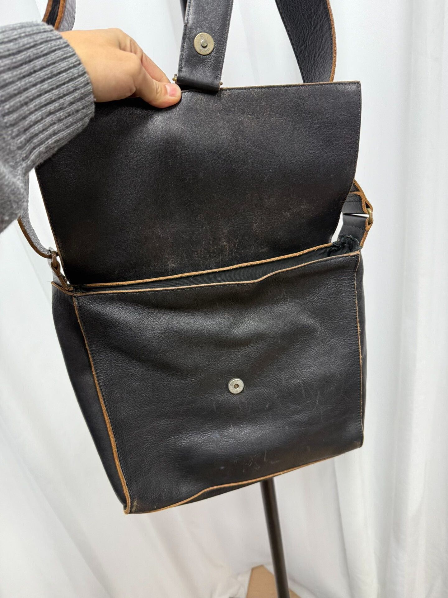 Yohji Yamamoto yohji yamamoto leather messenger bag Size ONE SIZE - 5 Thumbnail