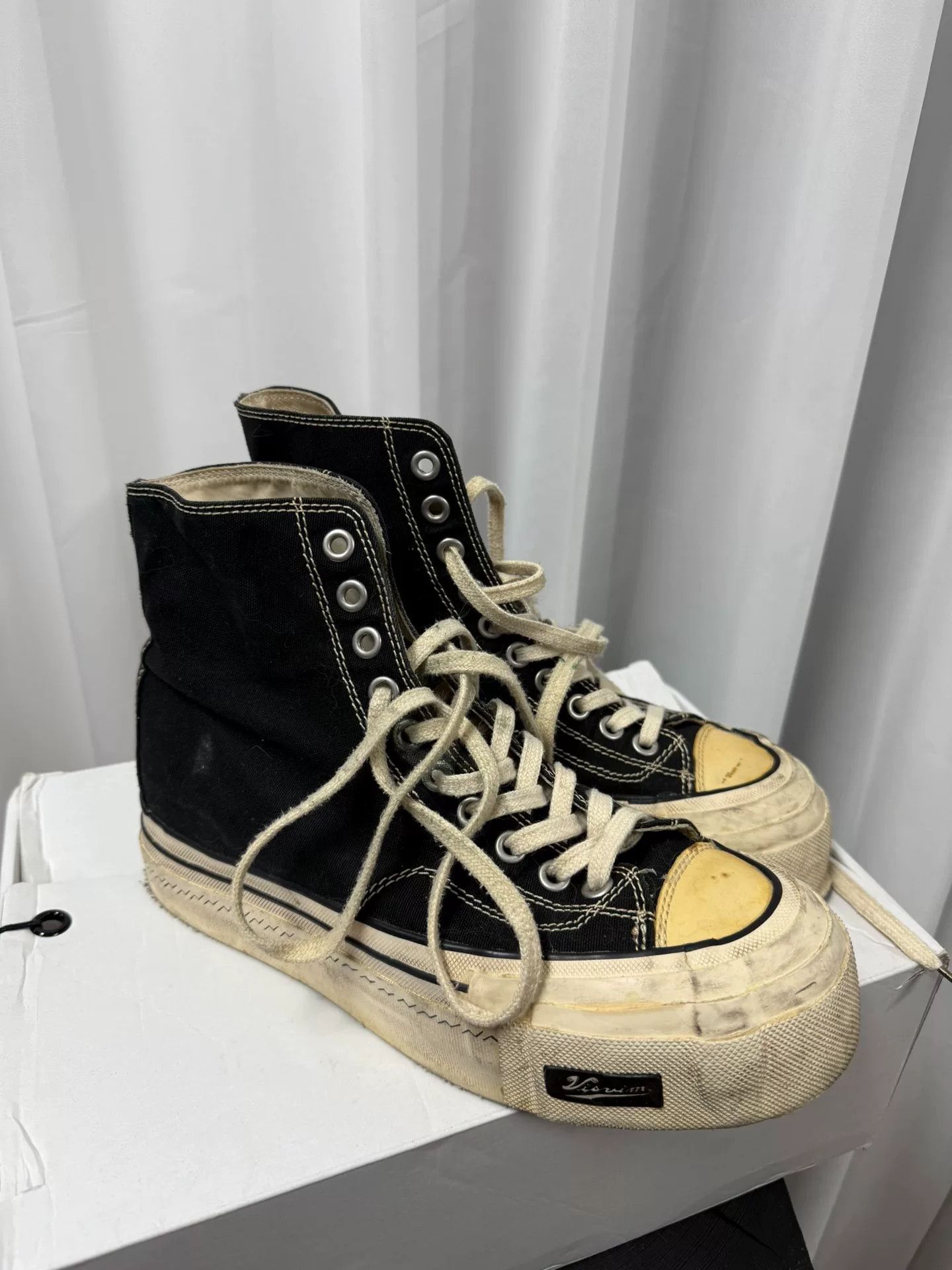 Visvim visvim skagway hi canvas thick sole shoes Size US 8 / EU 41 - 3 Thumbnail
