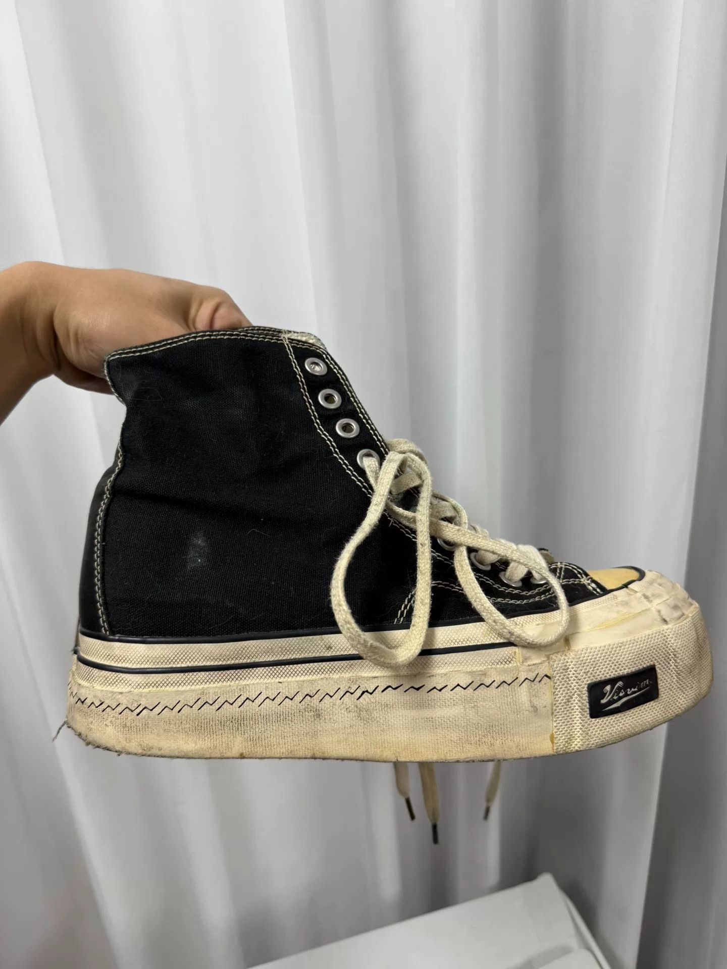 Visvim visvim skagway hi canvas thick sole shoes Size US 8 / EU 41 - 4 Thumbnail