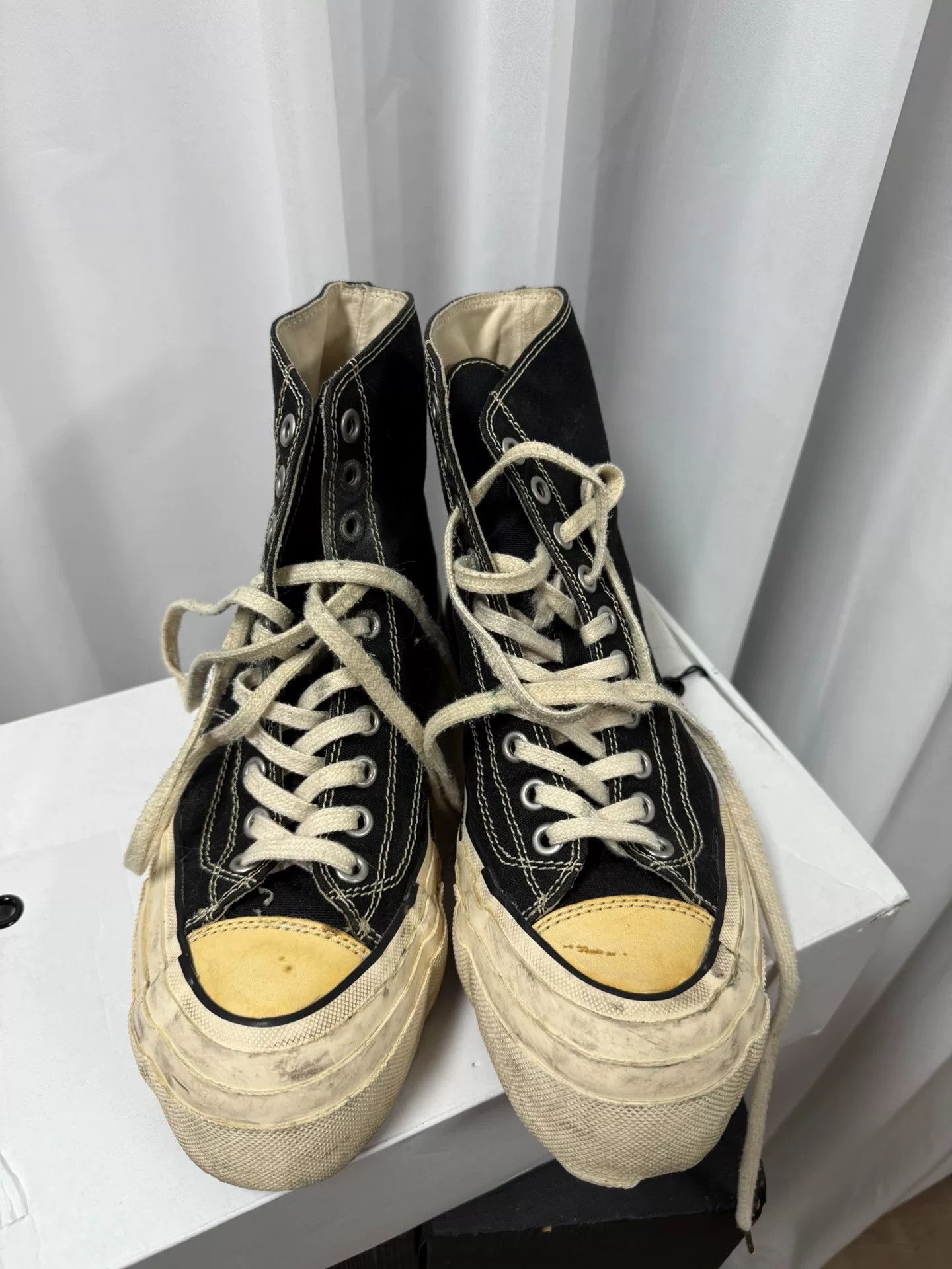 Visvim visvim skagway hi canvas thick sole shoes Size US 8 / EU 41 - 2 Thumbnail