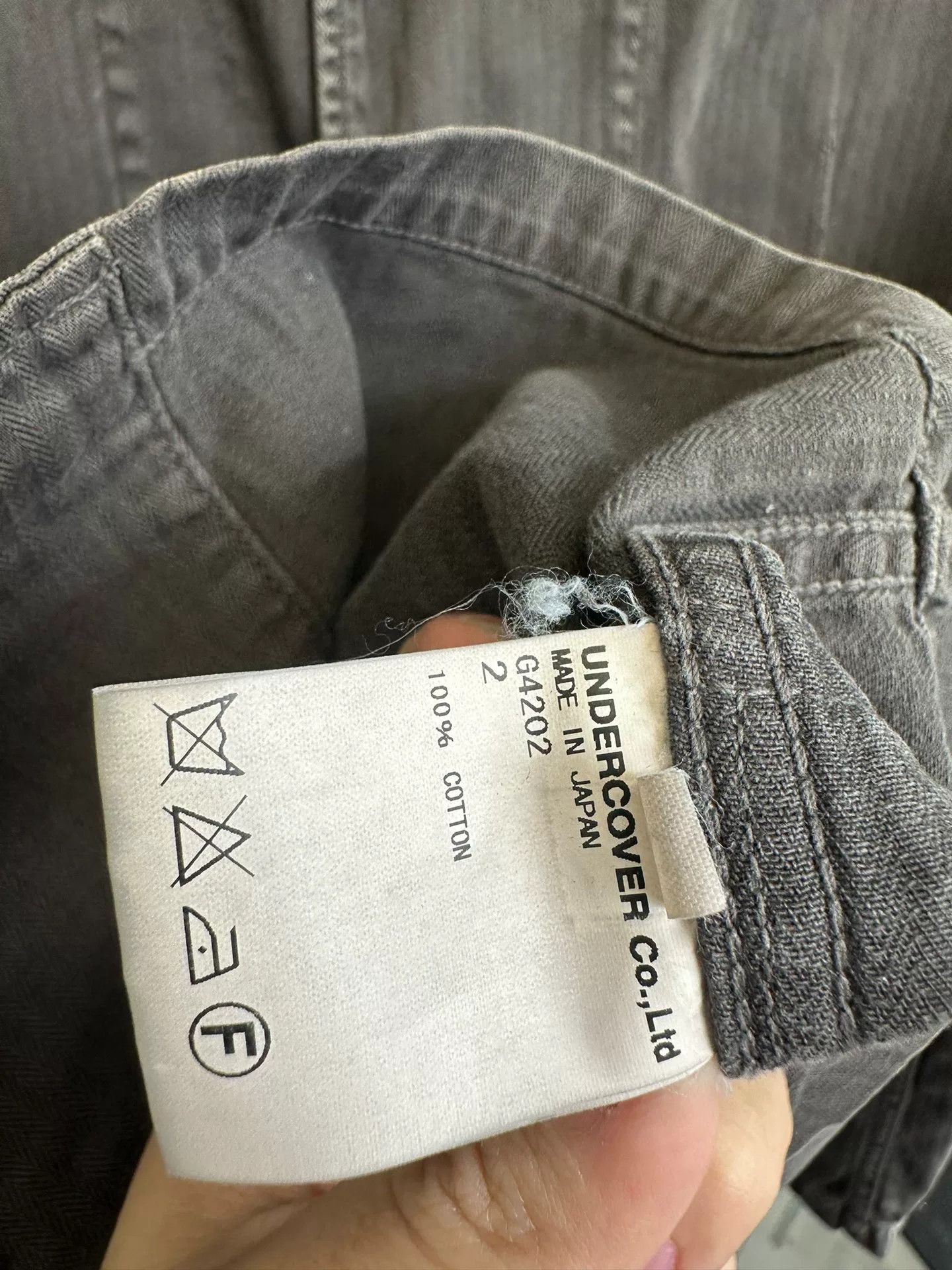 Comme des Garcons undercover water-washed worker jacket Size US M / EU 48-50 / 2 - 7 Thumbnail