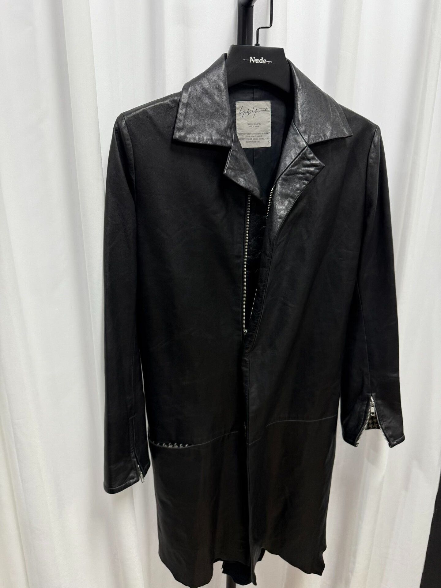 Yohji Yamamoto yohji yamamoto 2003AW leather coat size 1 Size US S / EU 44-46 / 1 - 2 Thumbnail