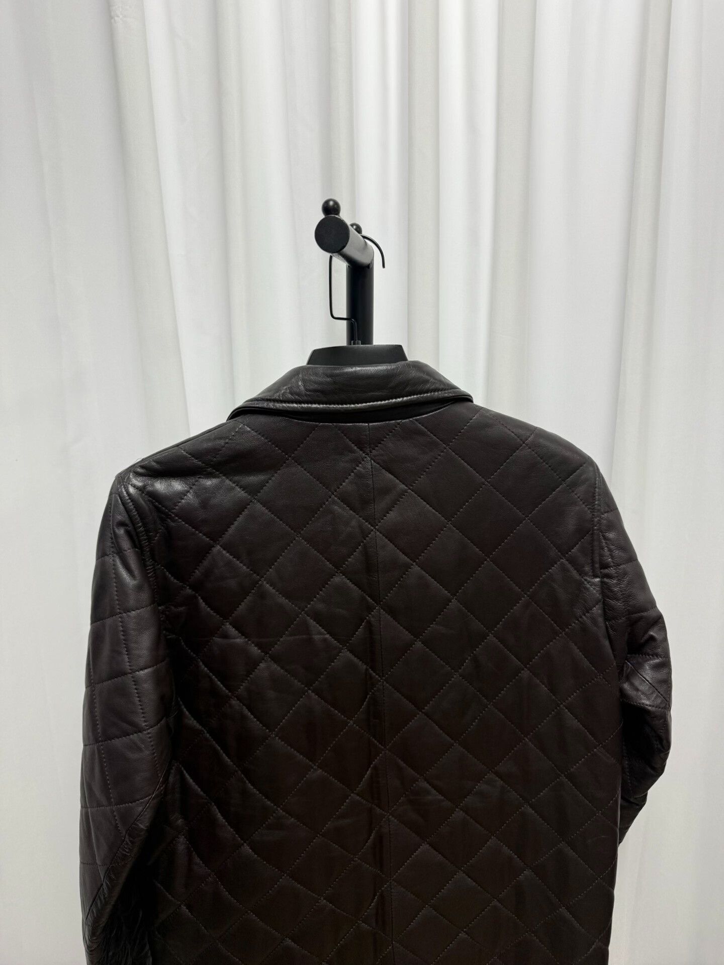 Yohji Yamamoto yohji yamamoto brown quilted leather jacket Size US L / EU 52-54 / 3 - 6 Thumbnail