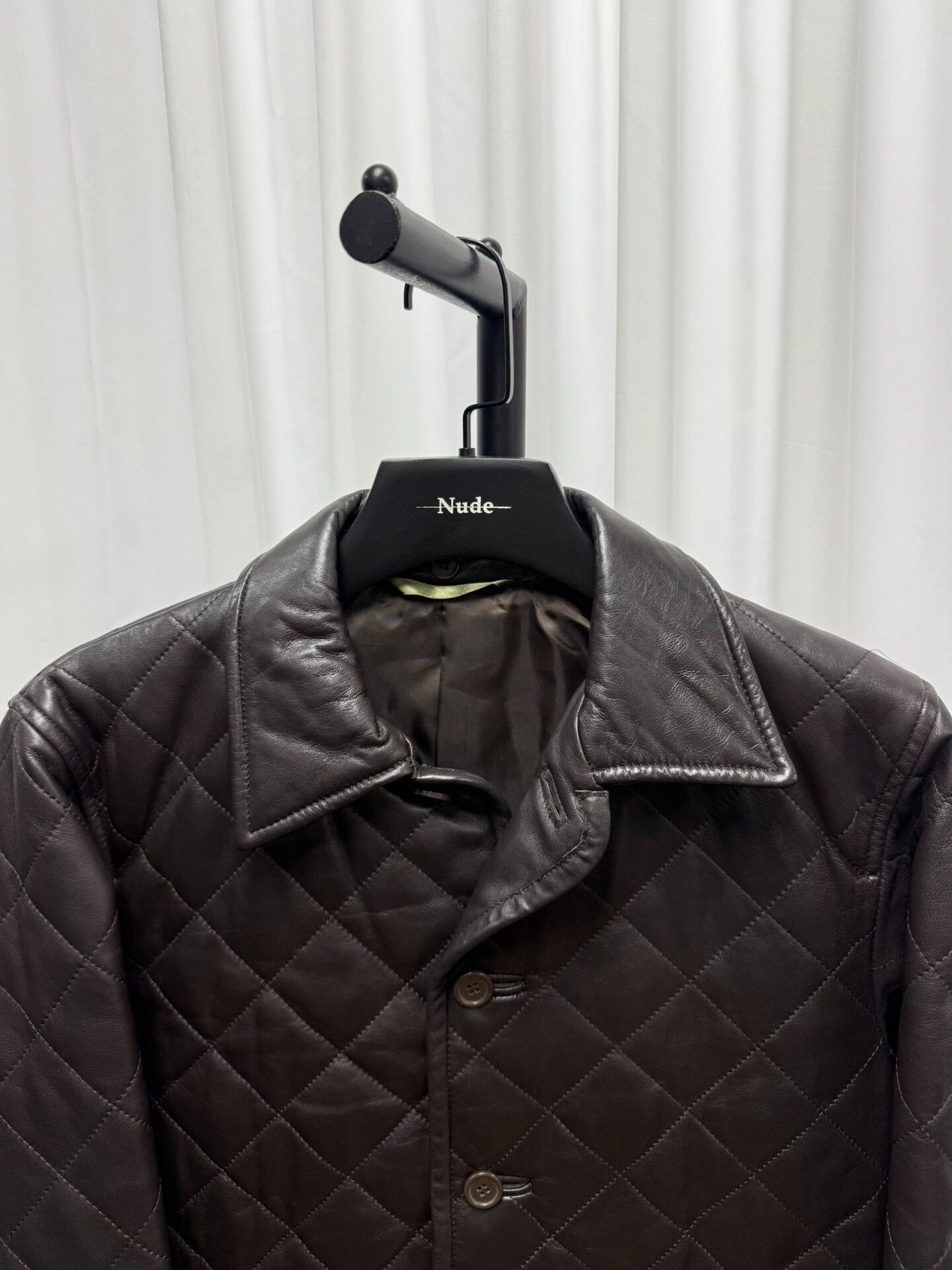 Yohji Yamamoto yohji yamamoto brown quilted leather jacket Size US L / EU 52-54 / 3 - 3 Thumbnail