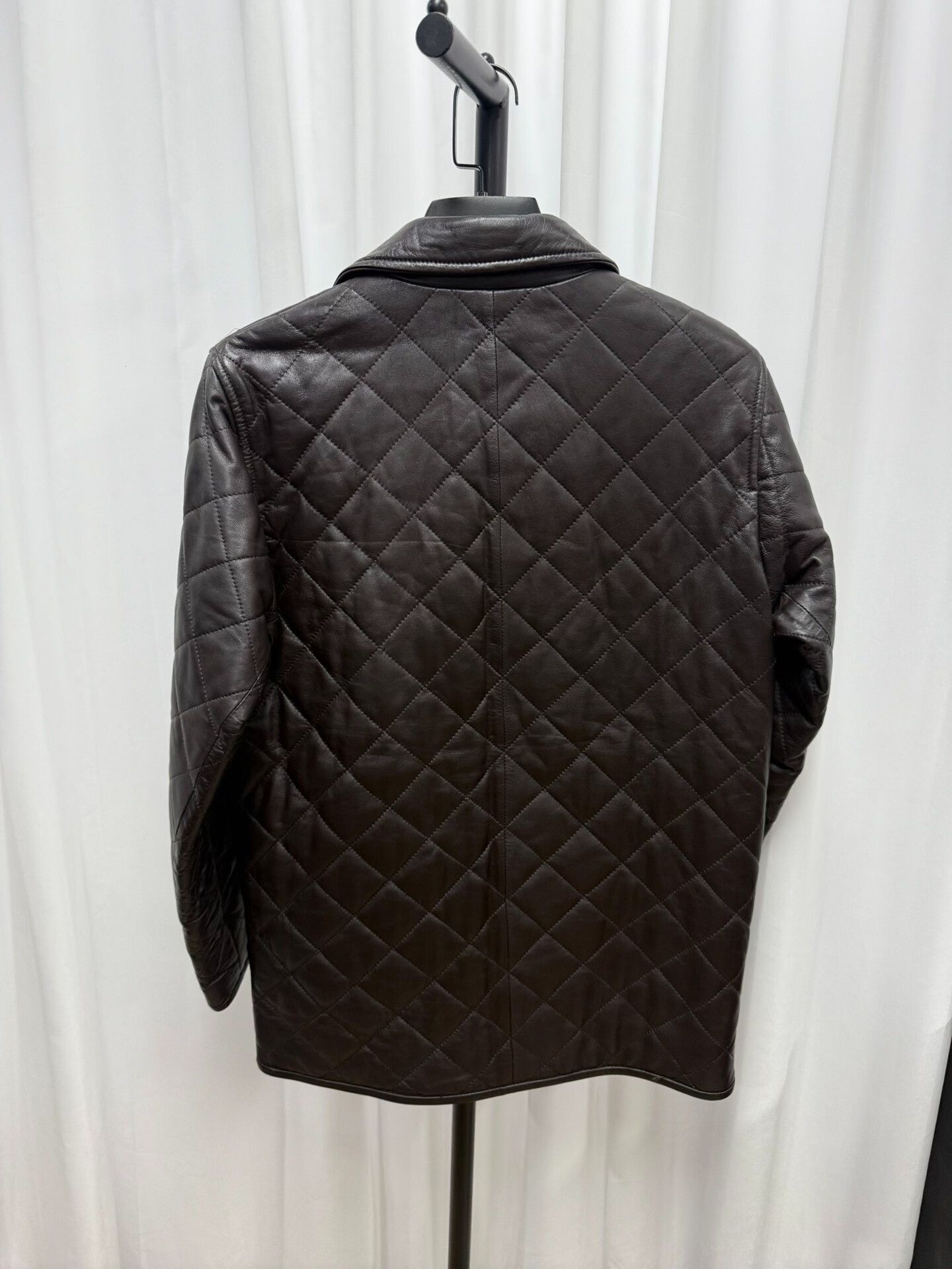 Yohji Yamamoto yohji yamamoto brown quilted leather jacket Size US L / EU 52-54 / 3 - 5 Thumbnail