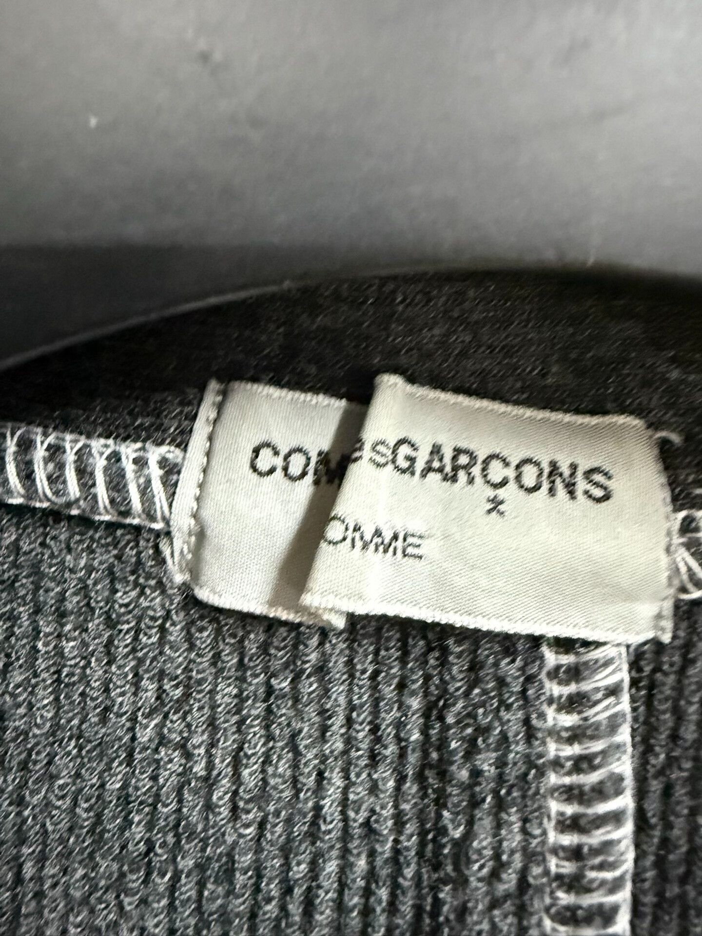 Comme des Garcons Homme comme des garcons wool zip jacket Size US L / EU 52-54 / 3 - 5 Thumbnail