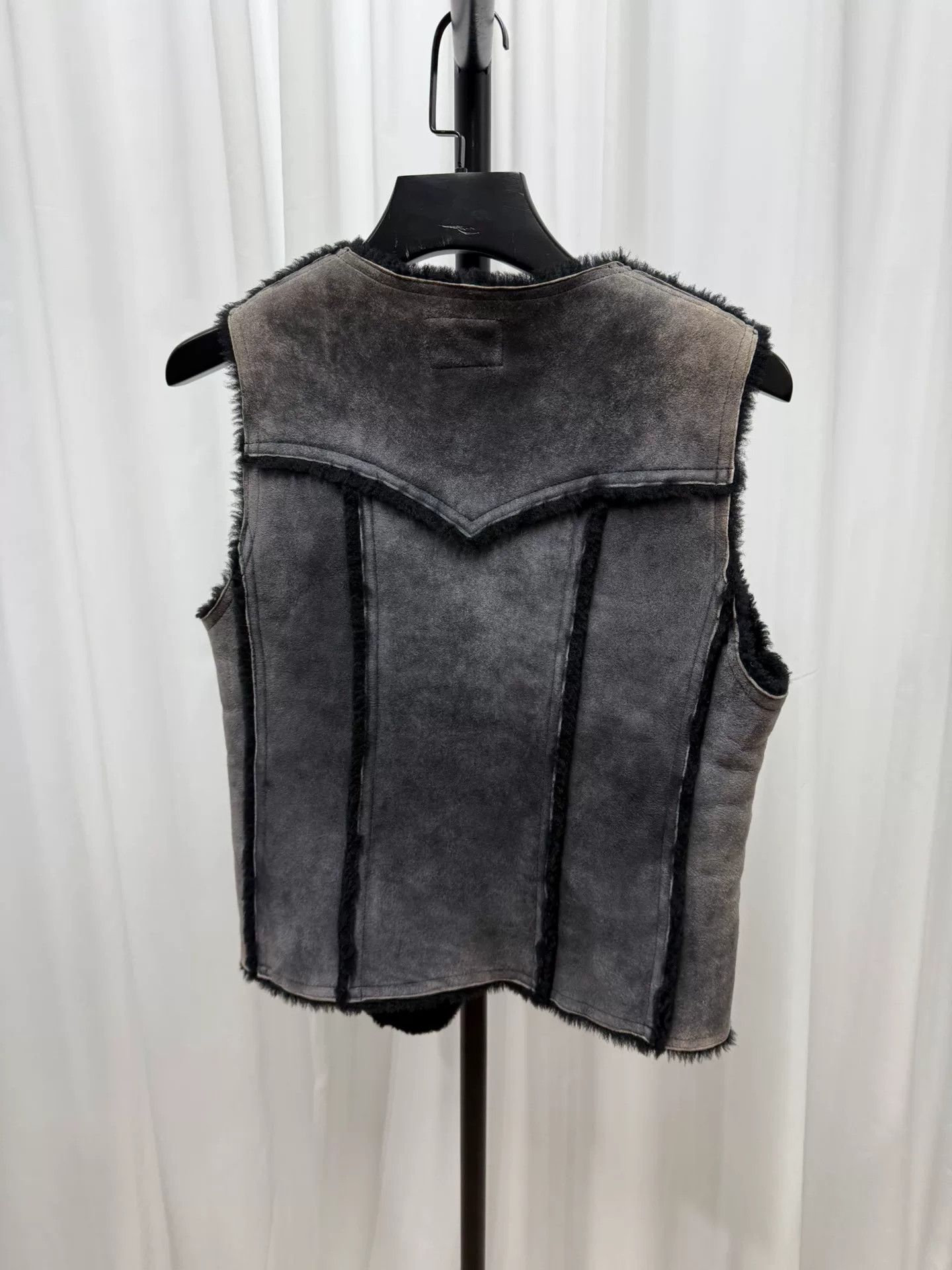 Comme des Garcons Number Nine Sheepskin Panel Vest Size US S / EU 44-46 / 1 - 8 Thumbnail