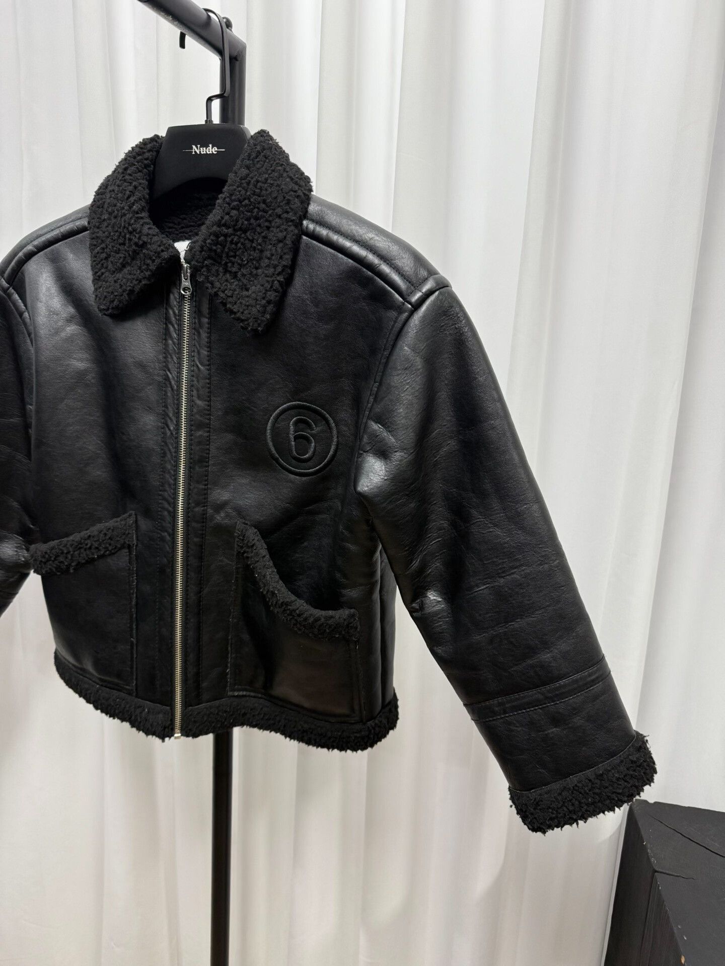 Maison Margiela maison margiela mm6 shearling jacket size 10 Size M / US 6-8 / IT 42-44 - 2 Thumbnail