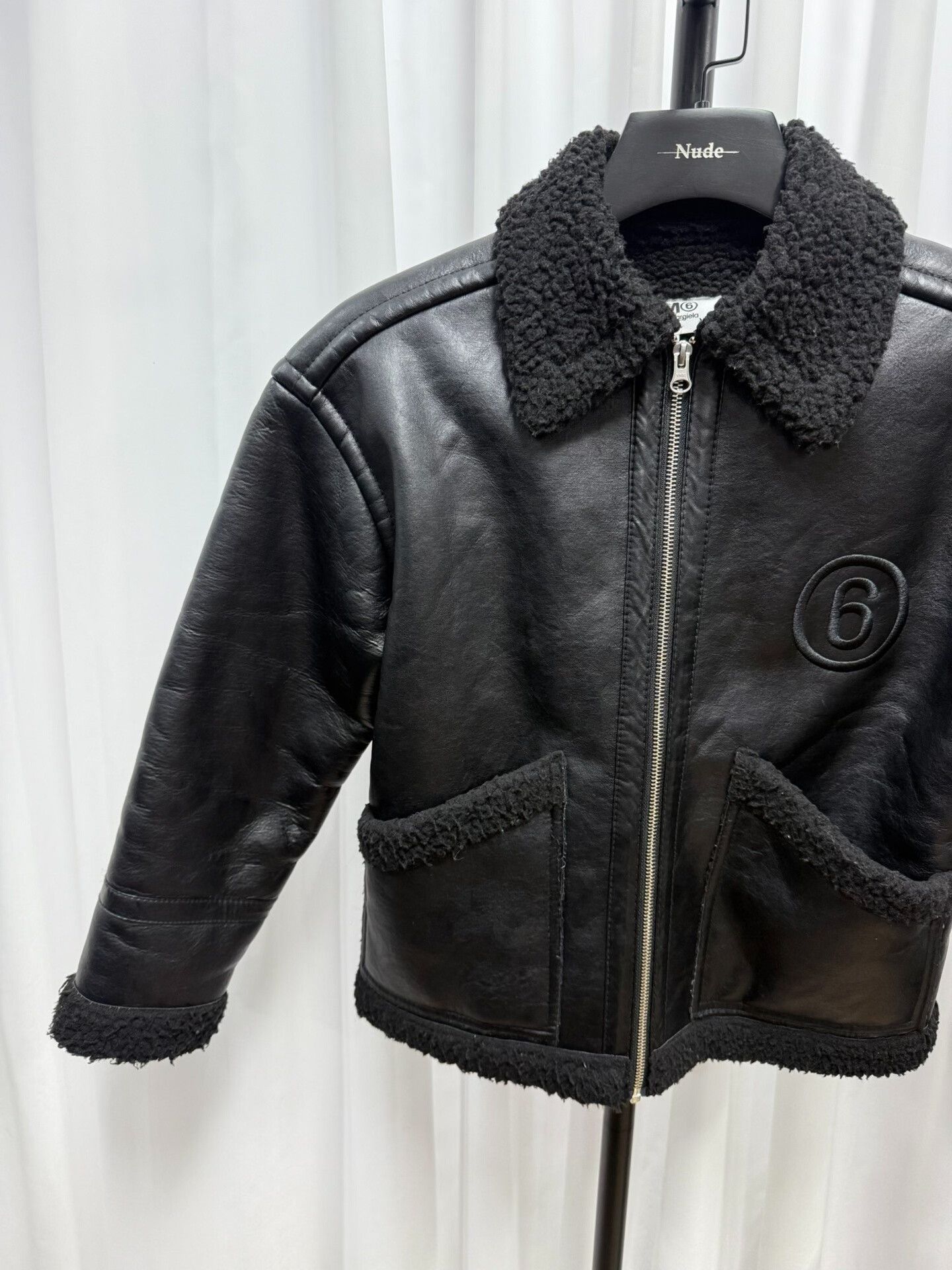 Maison Margiela maison margiela mm6 shearling jacket size 10 Size M / US 6-8 / IT 42-44 - 3 Thumbnail
