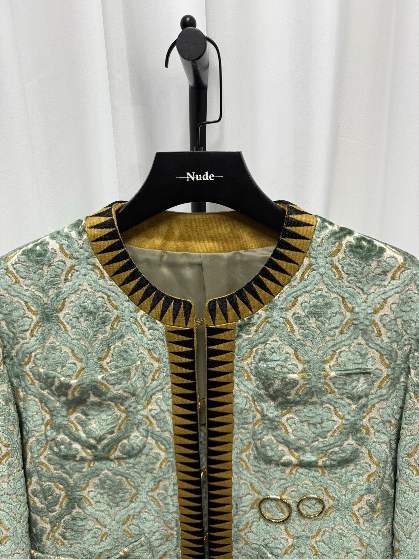 Comme des Garcons velvety jacquard jacket with zigzag detailing Size US M / EU 48-50 / 2 - 3 Thumbnail