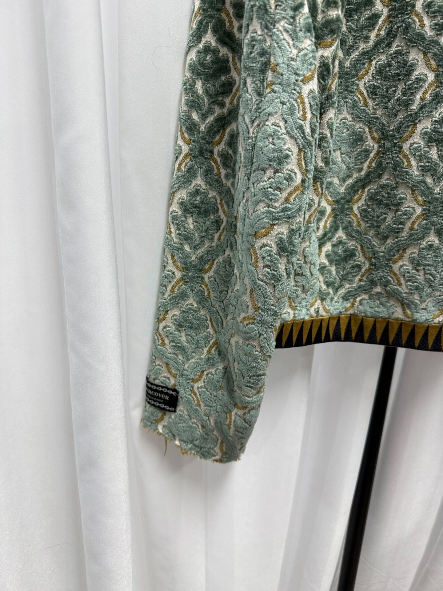Comme des Garcons velvety jacquard jacket with zigzag detailing Size US M / EU 48-50 / 2 - 6 Thumbnail